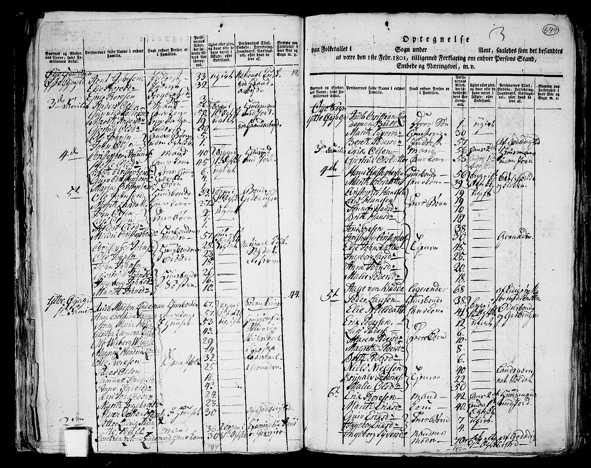 RA, 1801 census for 1566P Surnadal, 1801, p. 698b-699a