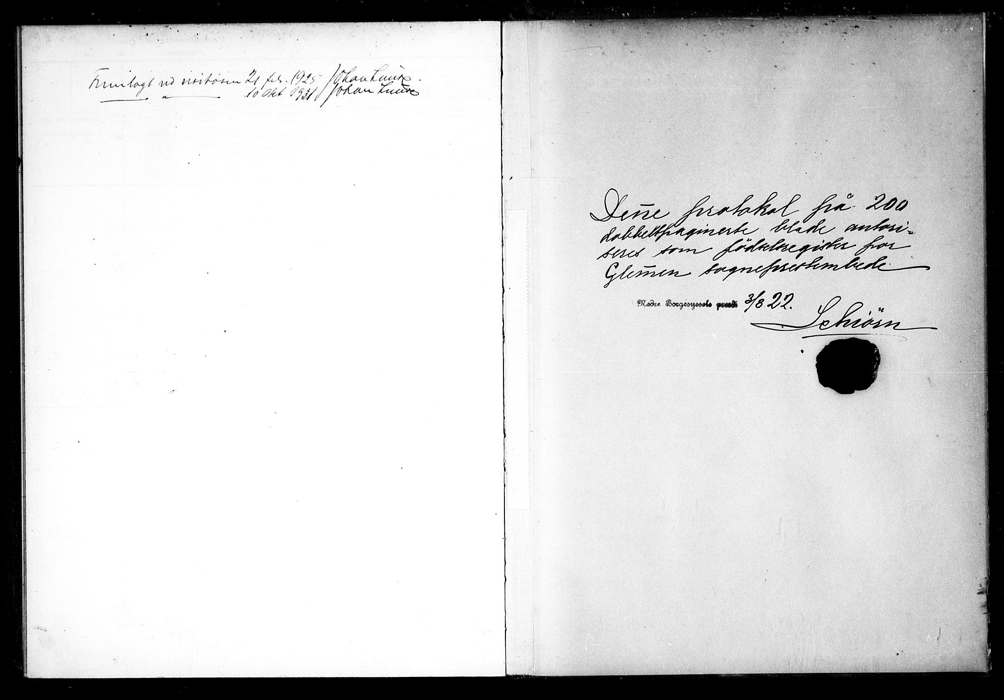 Glemmen prestekontor Kirkebøker, AV/SAO-A-10908/J/Ja/L0002: Birth register no. I 2, 1922-1929