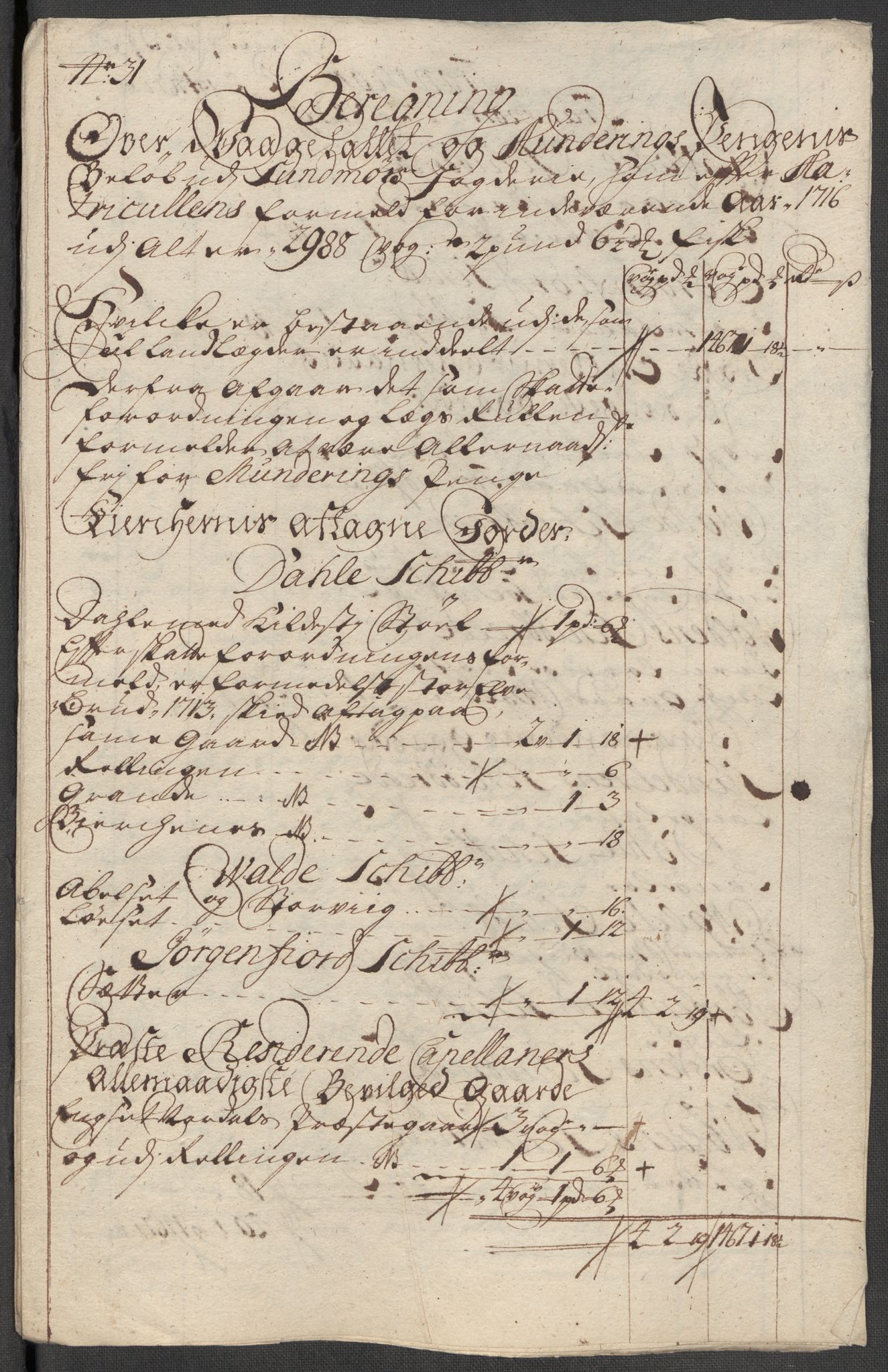 Rentekammeret inntil 1814, Reviderte regnskaper, Fogderegnskap, RA/EA-4092/R54/L3568: Fogderegnskap Sunnmøre, 1716, p. 150