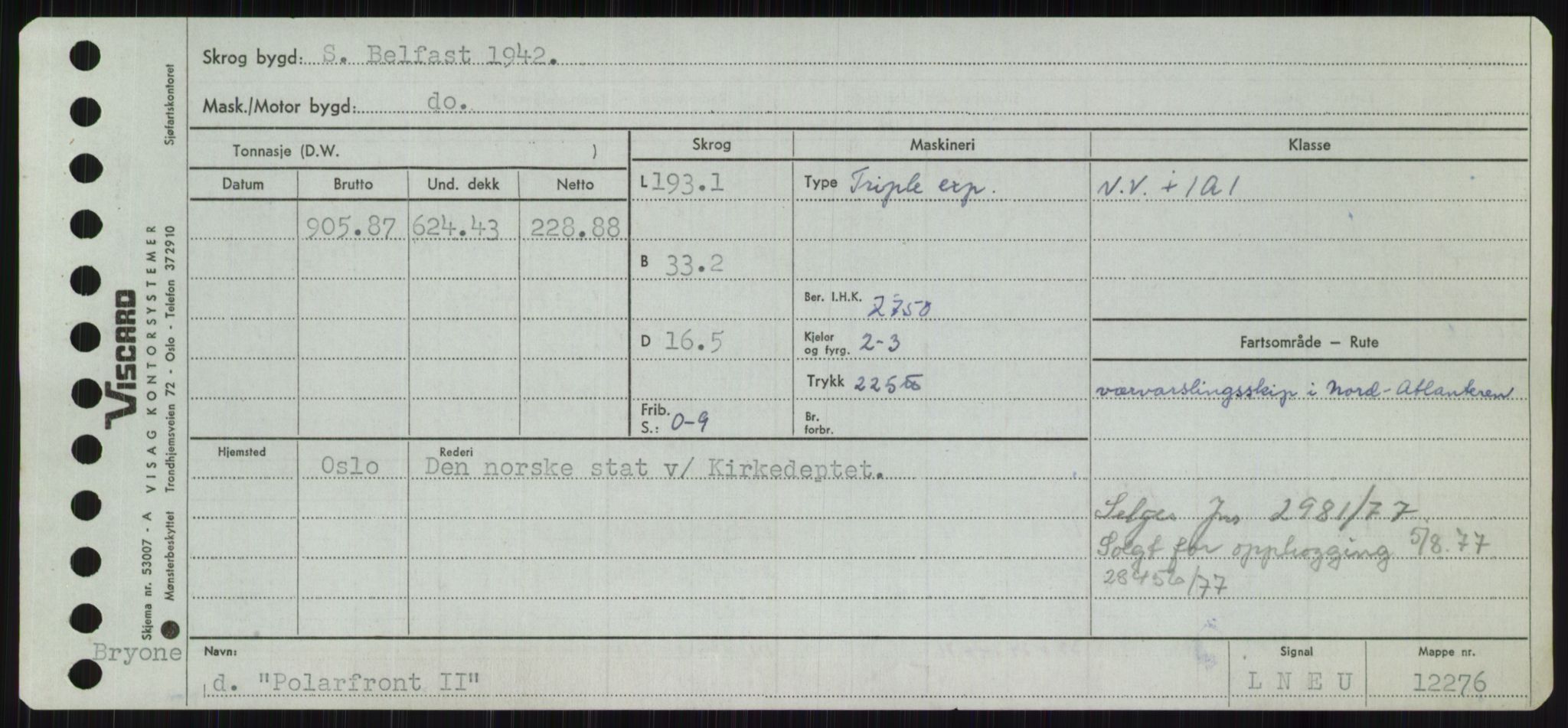 Sjøfartsdirektoratet med forløpere, Skipsmålingen, RA/S-1627/H/Ha/L0004/0002: Fartøy, Mas-R / Fartøy, Odin-R, p. 353