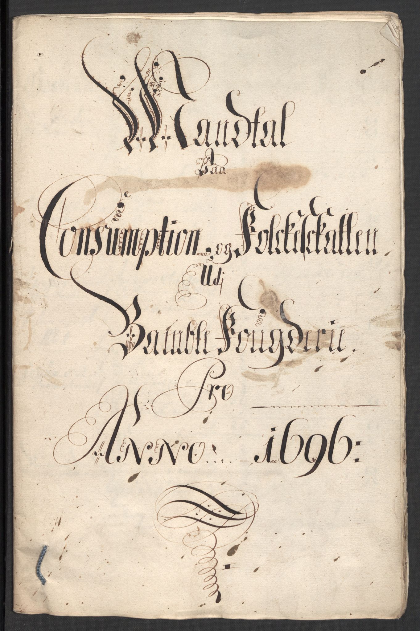 Rentekammeret inntil 1814, Reviderte regnskaper, Fogderegnskap, RA/EA-4092/R36/L2095: Fogderegnskap Øvre og Nedre Telemark og Bamble, 1696, p. 144