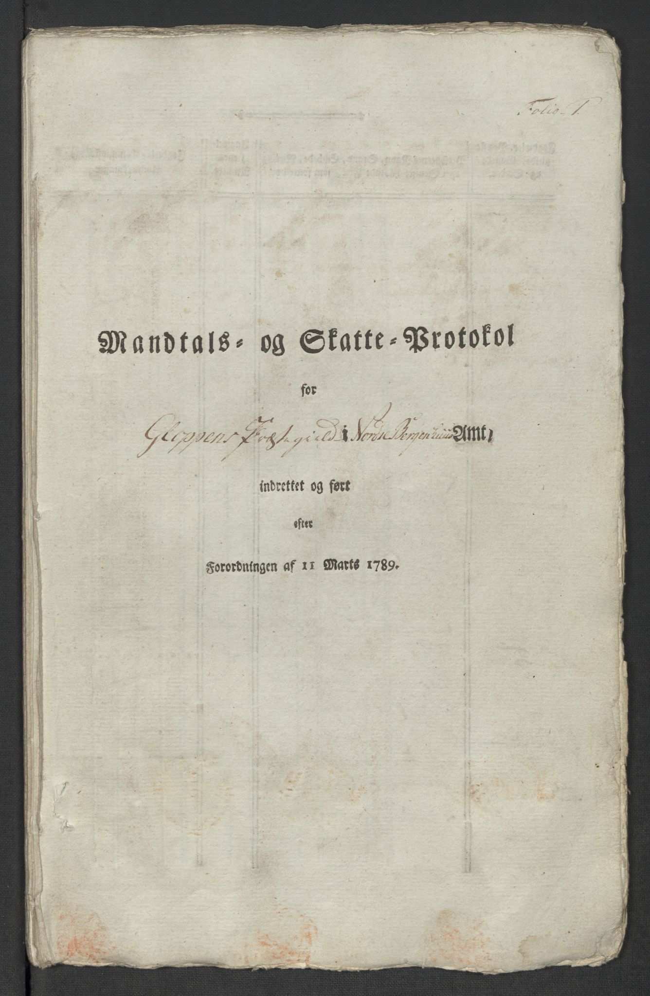 Rentekammeret inntil 1814, Reviderte regnskaper, Mindre regnskaper, AV/RA-EA-4068/Rf/Rfe/L0048: Sunnfjord og Nordfjord fogderier, 1789, p. 361