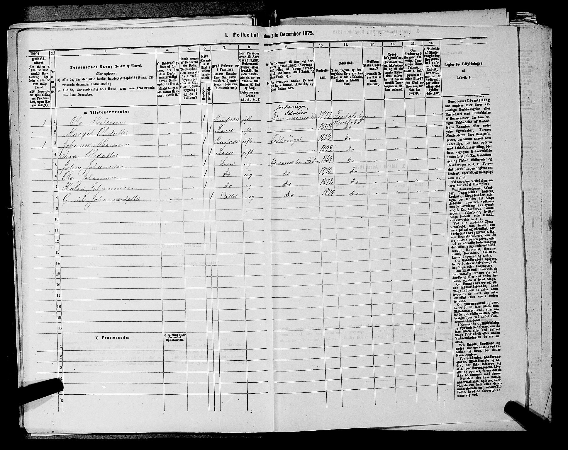 SAKO, 1875 census for 0827P Hjartdal, 1875, p. 949