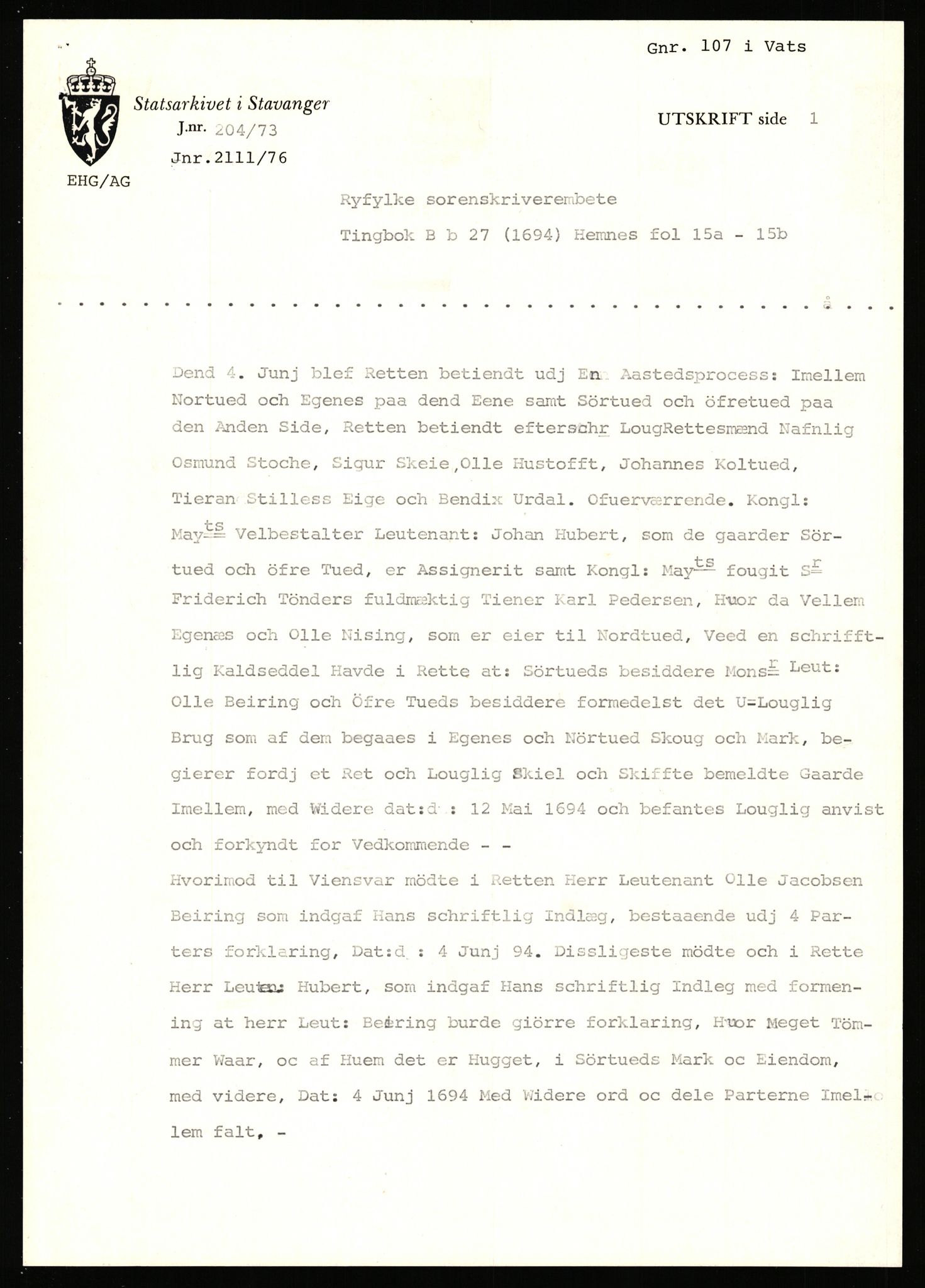 Statsarkivet i Stavanger, SAST/A-101971/03/Y/Yj/L0017: Avskrifter sortert etter gårdsnavn: Eigeland østre - Elve, 1750-1930, p. 322