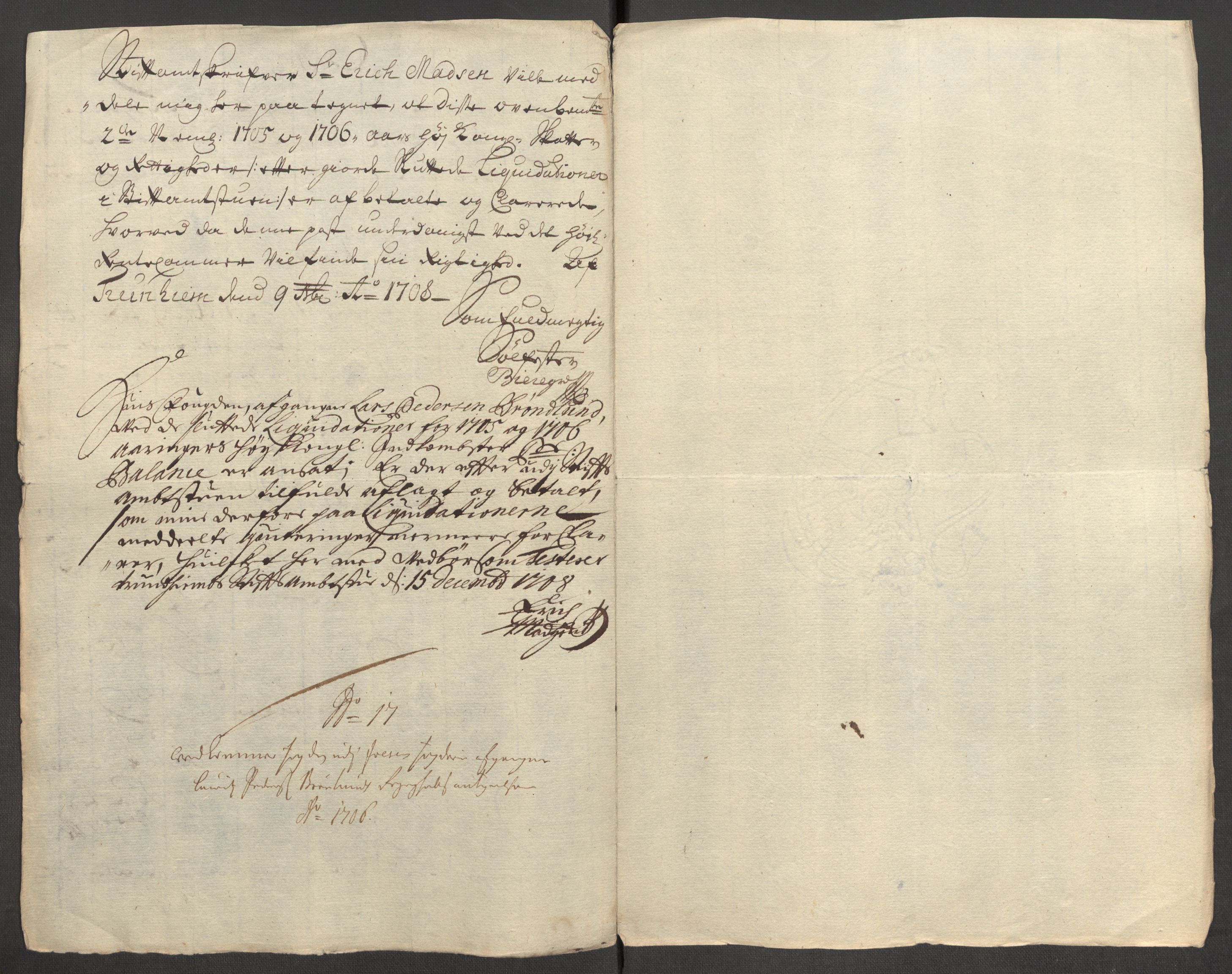 Rentekammeret inntil 1814, Reviderte regnskaper, Fogderegnskap, AV/RA-EA-4092/R57/L3857: Fogderegnskap Fosen, 1706-1707, p. 241