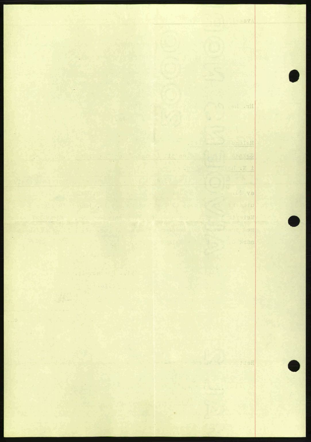 Nes tingrett, SAO/A-10548/G/Gb/Gbb/L0010: Mortgage book no. 54, 1939-1940, Diary no: : 291/1940
