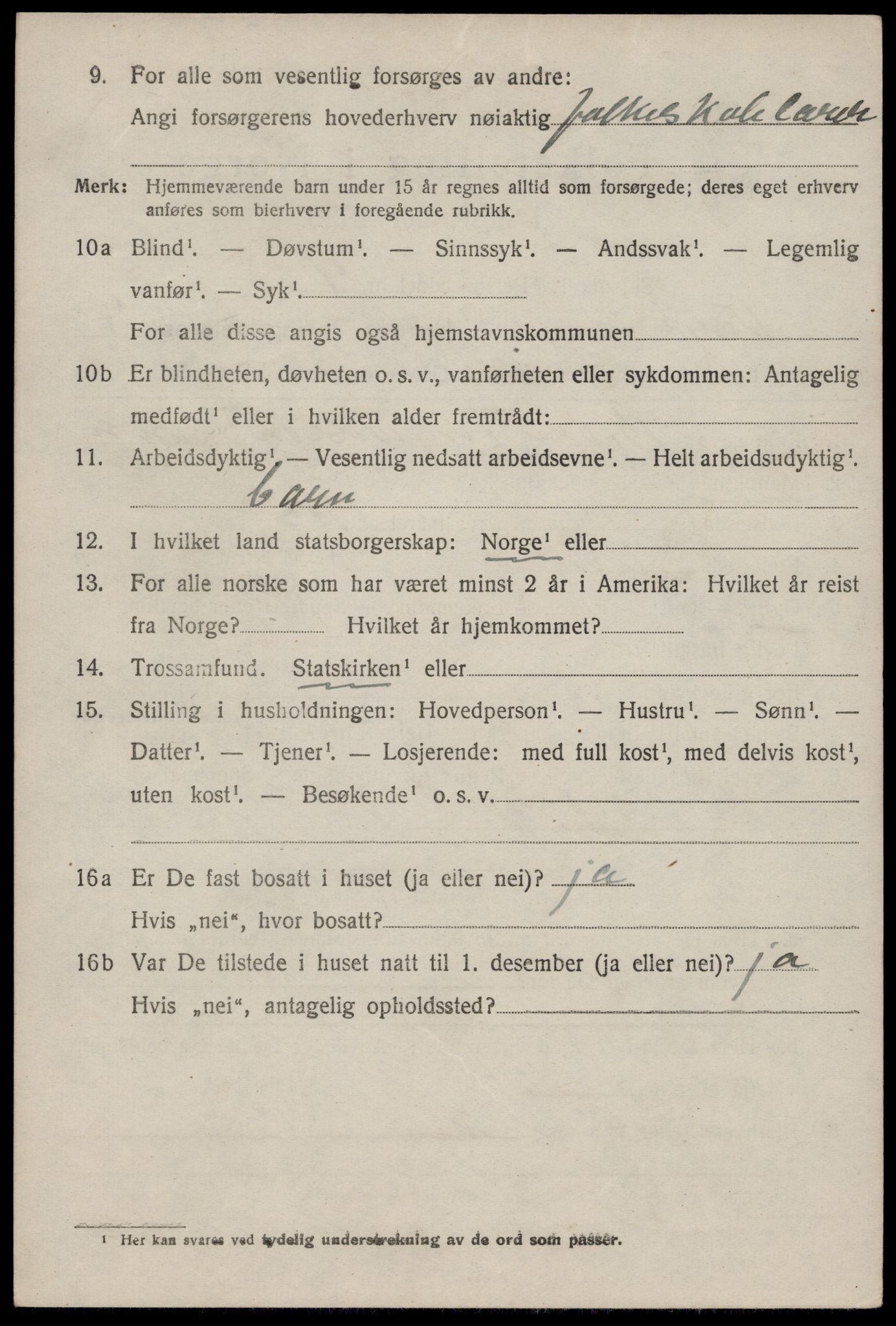 SAKO, 1920 census for Vinje, 1920, p. 1602