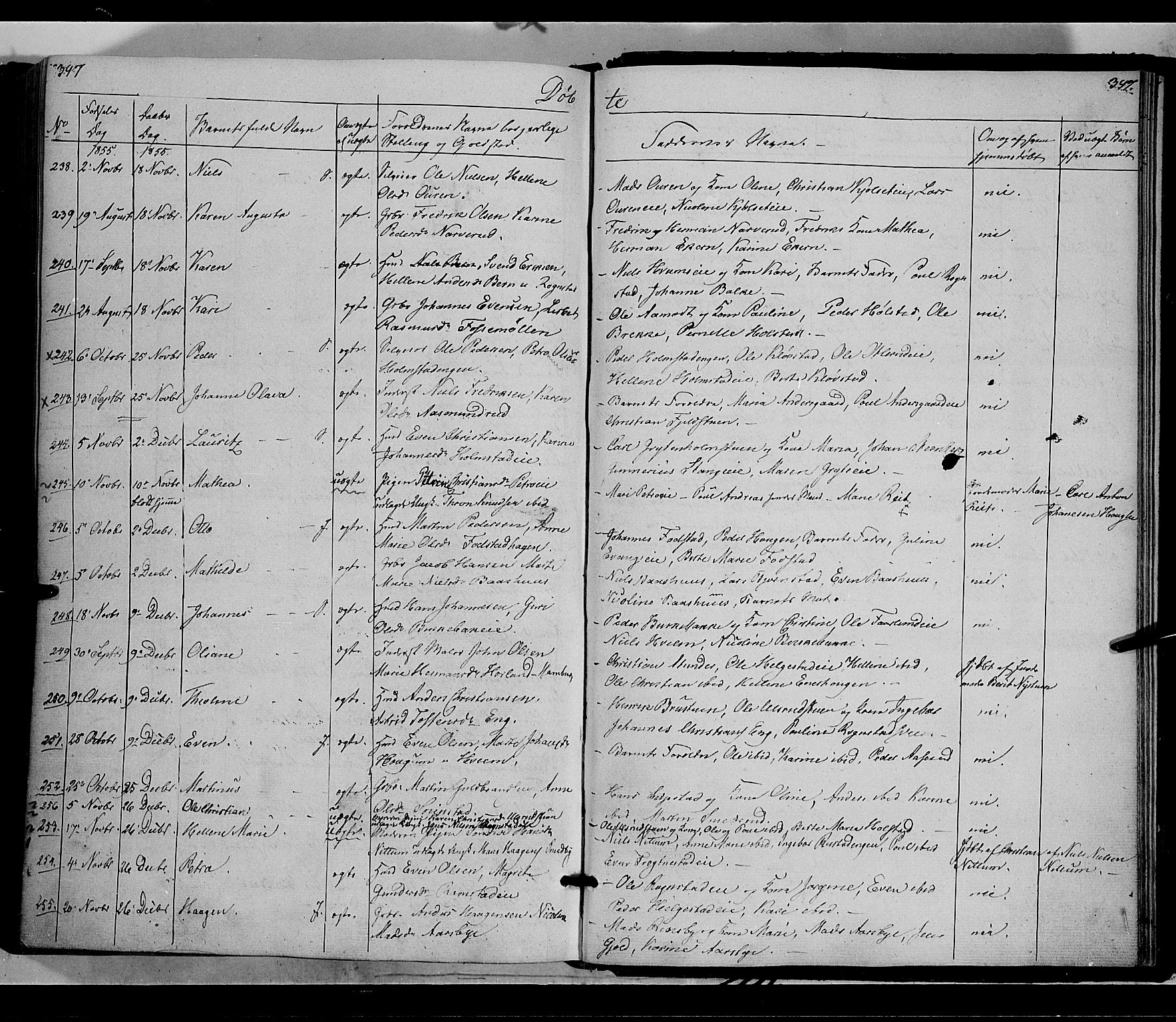 Østre Toten prestekontor, AV/SAH-PREST-104/H/Ha/Haa/L0003: Parish register (official) no. 3, 1848-1856, p. 347