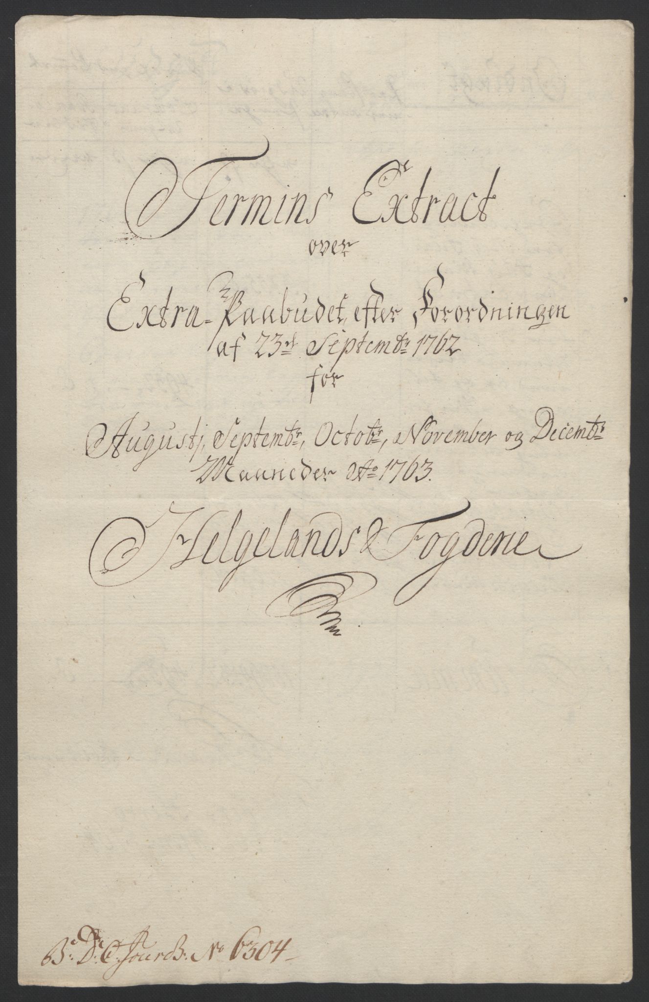 Rentekammeret inntil 1814, Reviderte regnskaper, Fogderegnskap, AV/RA-EA-4092/R65/L4573: Ekstraskatten Helgeland, 1762-1772, p. 37