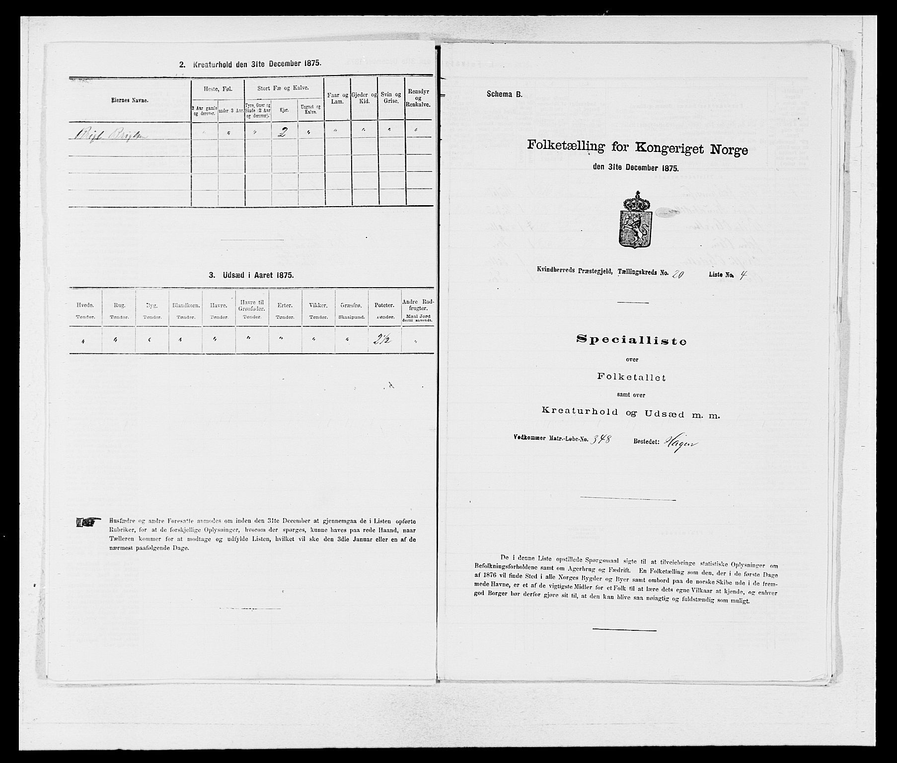 SAB, 1875 census for 1224P Kvinnherad, 1875, p. 1283