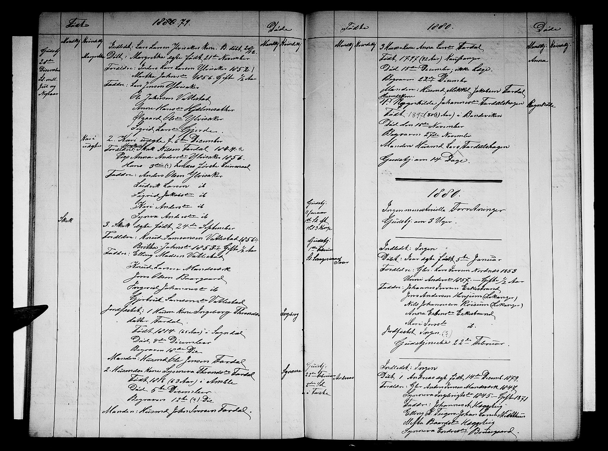 Sogndal sokneprestembete, SAB/A-81301/H/Hab/Habc/L0001: Parish register (copy) no. C 1, 1868-1883, p. 62