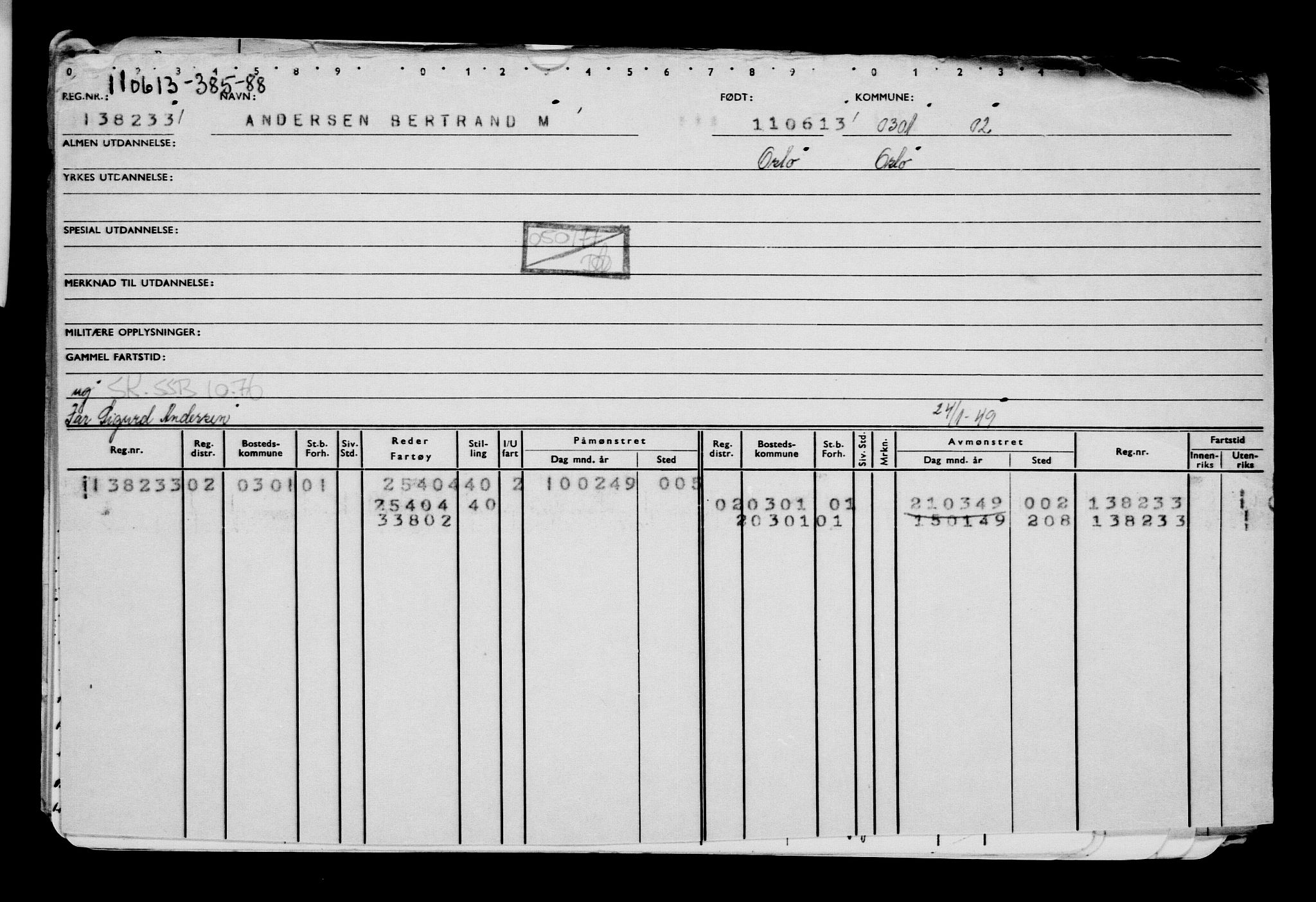 Direktoratet for sjømenn, AV/RA-S-3545/G/Gb/L0113: Hovedkort, 1913, p. 229