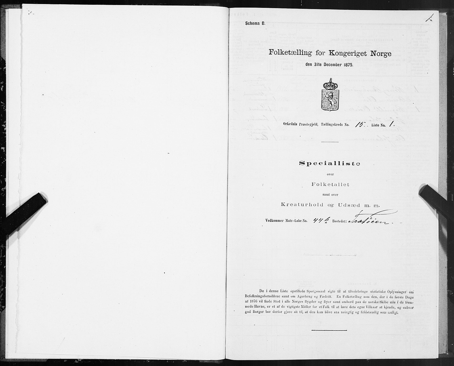 SAT, 1875 census for 1638P Orkdal, 1875, p. 8001