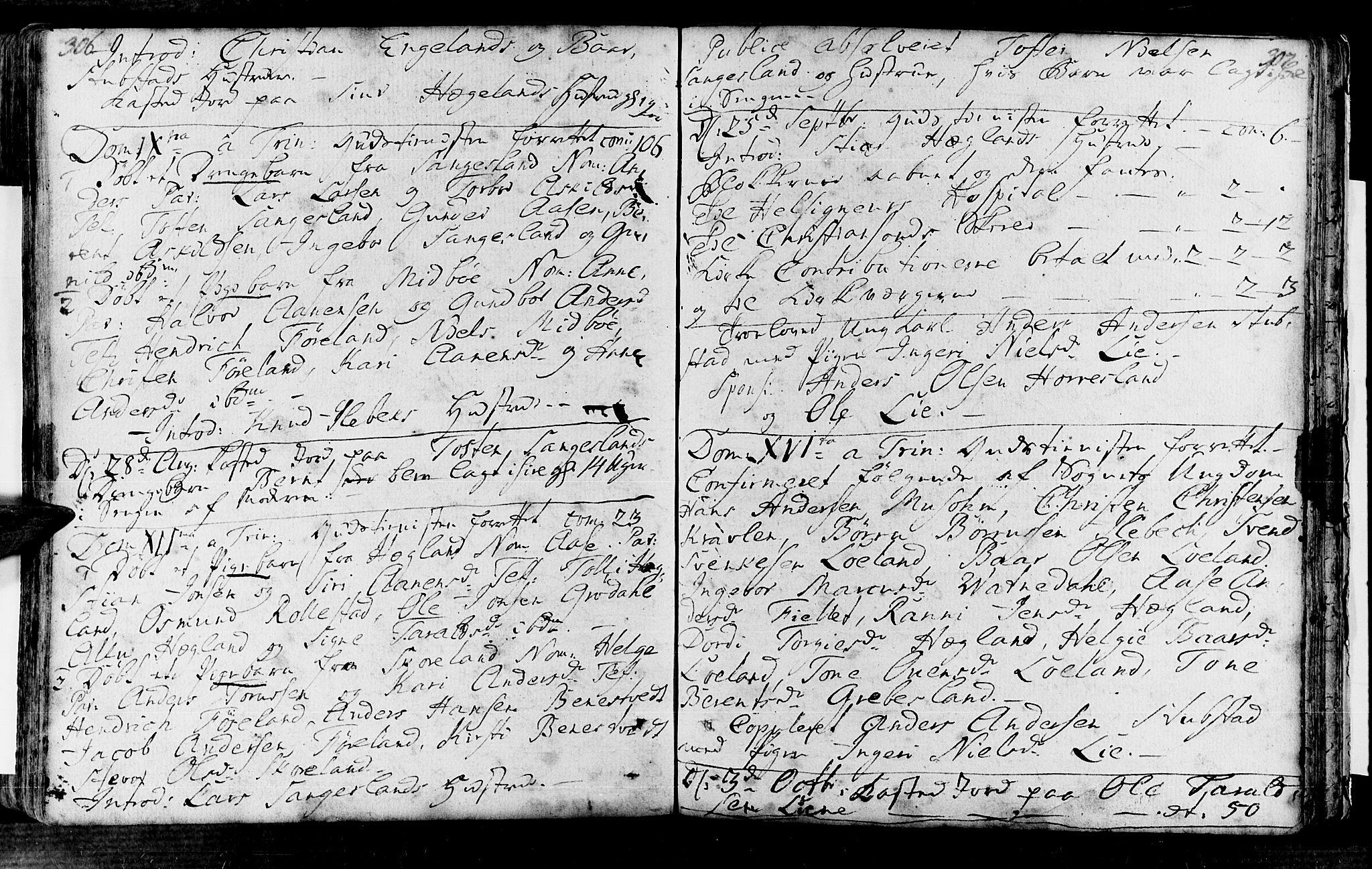 Vennesla sokneprestkontor, SAK/1111-0045/Fa/Fac/L0001: Parish register (official) no. A 1, 1743-1784, p. 306-307