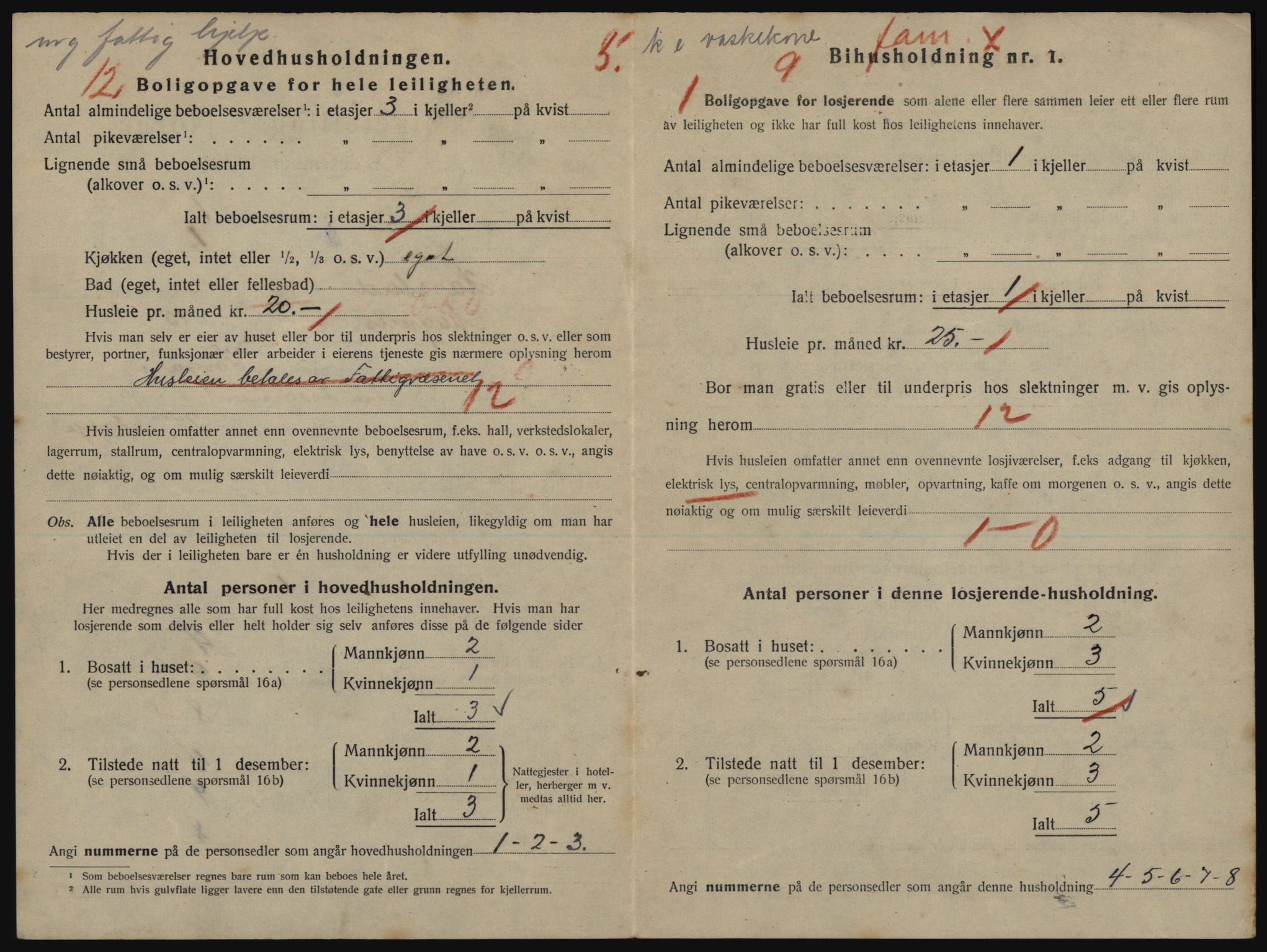 SATØ, 1920 census for Harstad, 1920, p. 1804