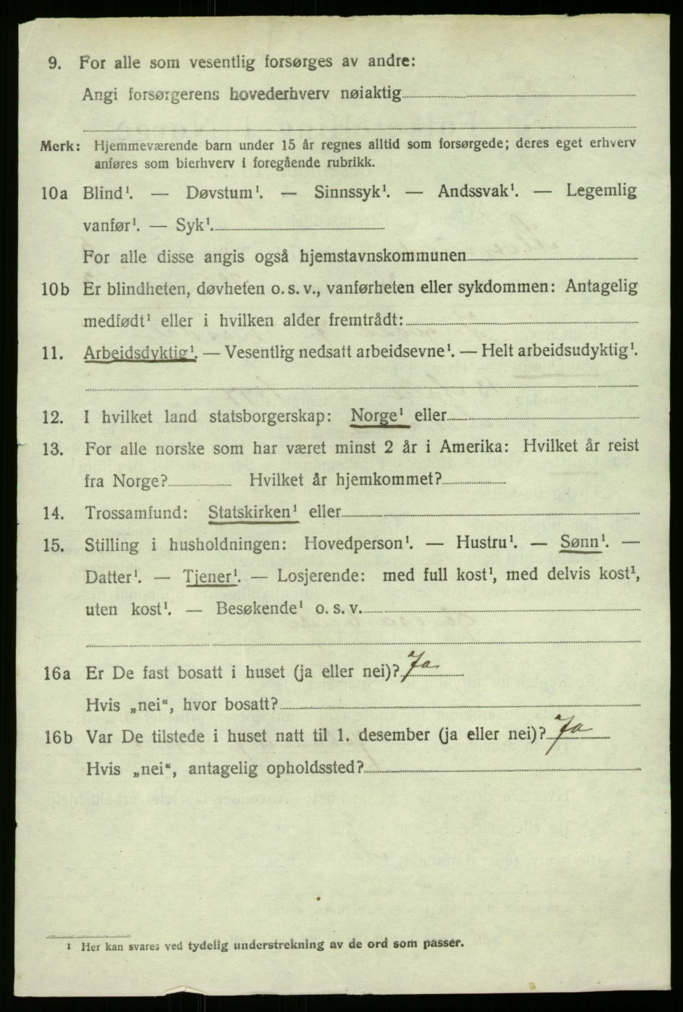 SAB, 1920 census for Alversund, 1920, p. 4455