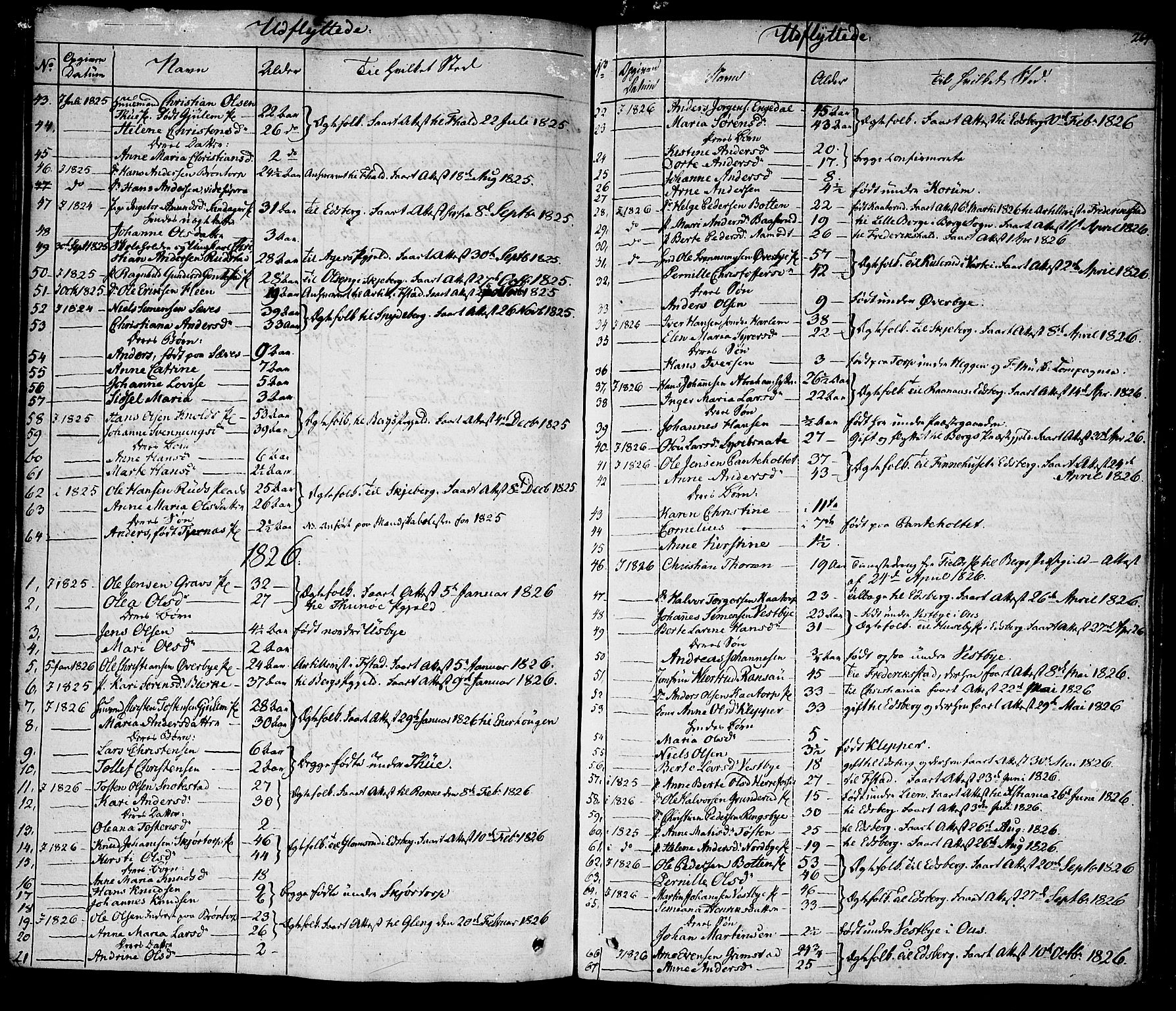 Rakkestad prestekontor Kirkebøker, SAO/A-2008/F/Fa/L0007: Parish register (official) no. I 7, 1825-1841, p. 264