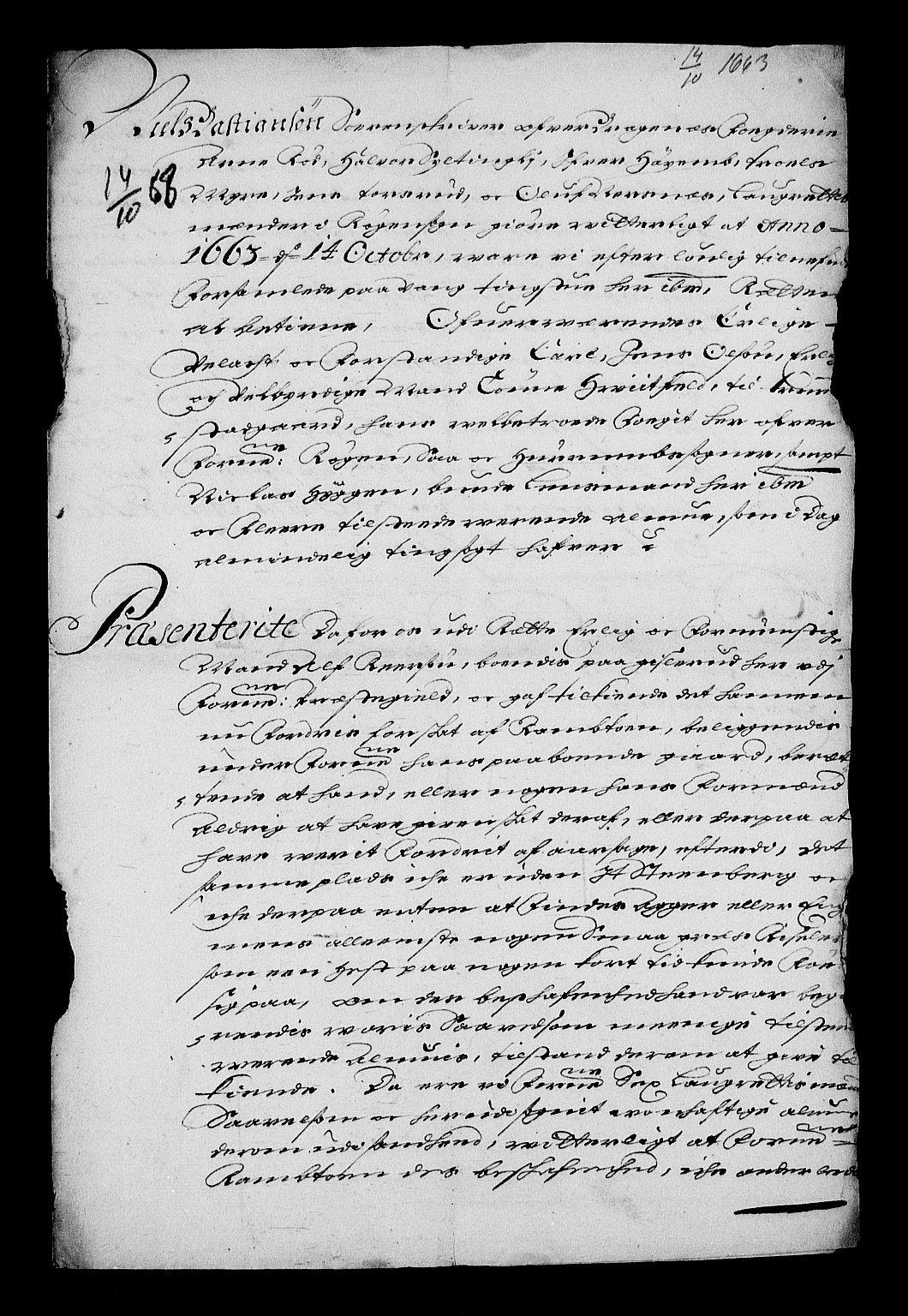 Stattholderembetet 1572-1771, RA/EA-2870/Af/L0002: Avskrifter av vedlegg til originale supplikker, nummerert i samsvar med supplikkbøkene, 1687-1689, p. 42