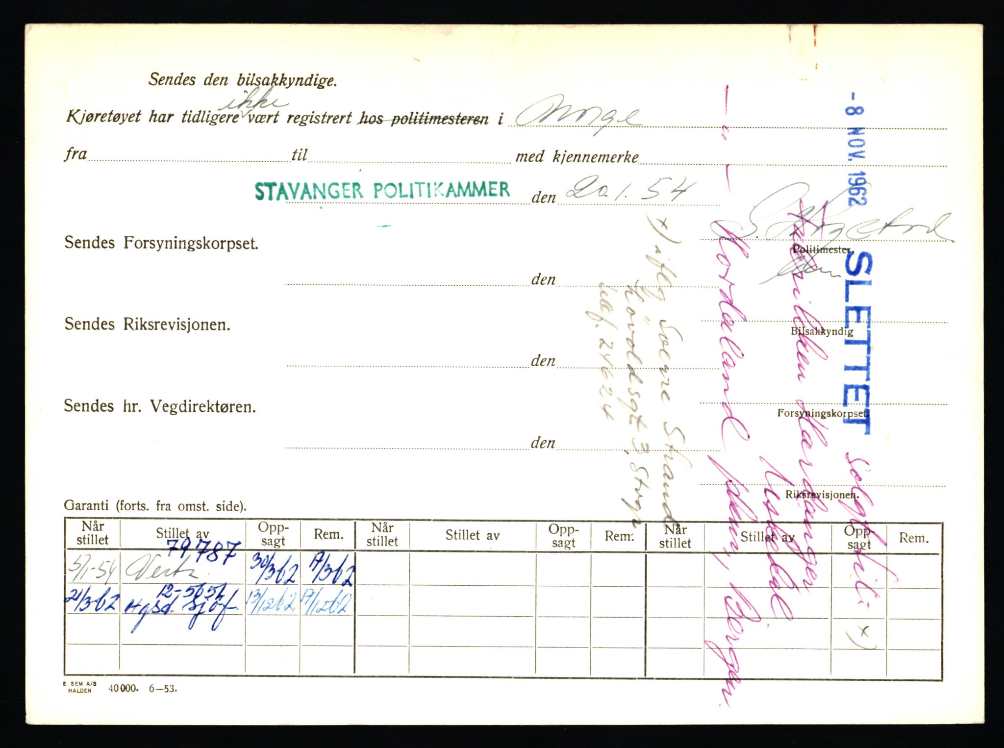 Stavanger trafikkstasjon, AV/SAST-A-101942/0/F/L0012: L-4200 - L-4699, 1930-1971, p. 212