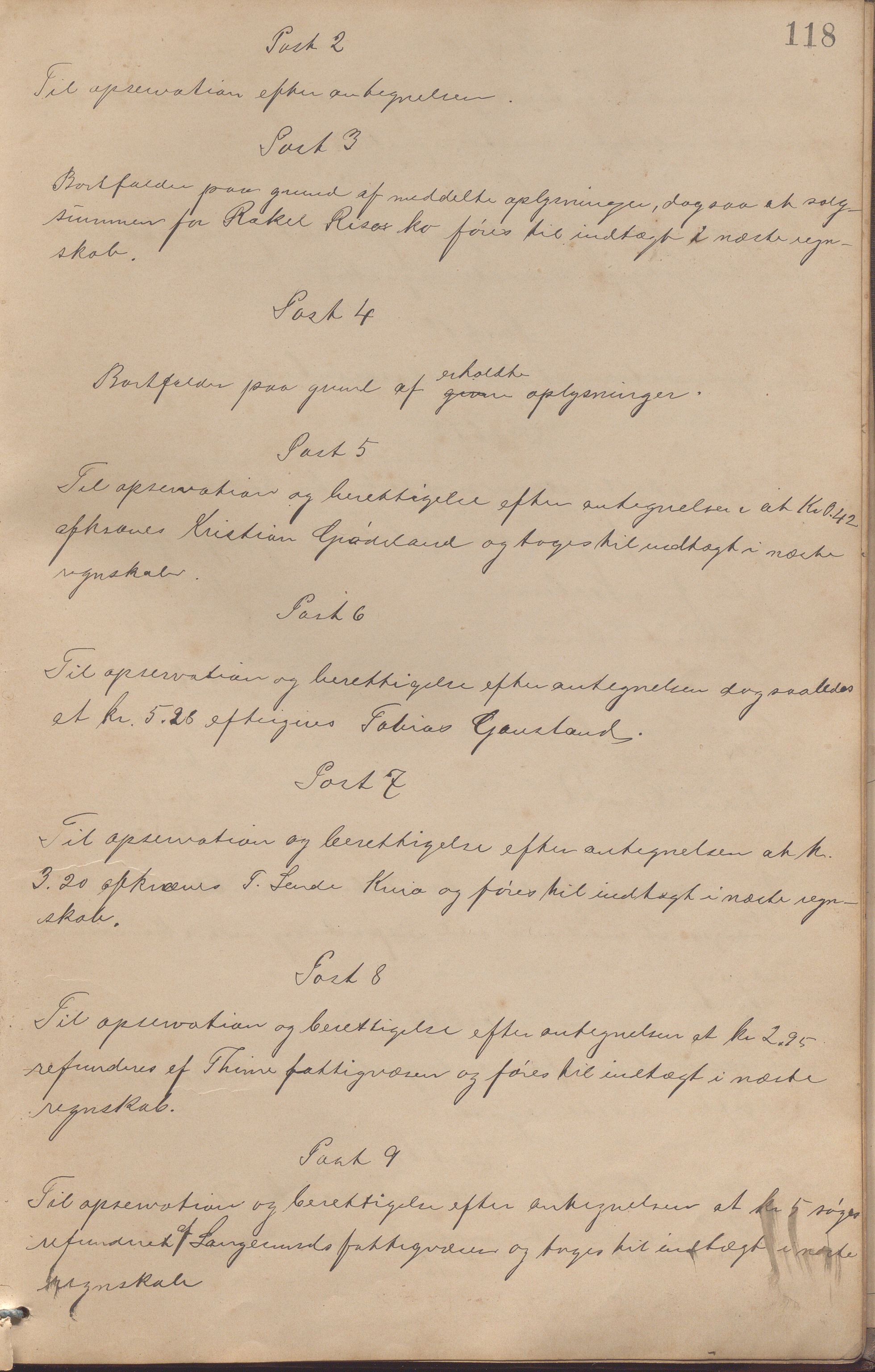 Nærbø kommune- Formannskapet, IKAR/K-101000/A/L0001: Møtebok, 1891-1905, p. 118a