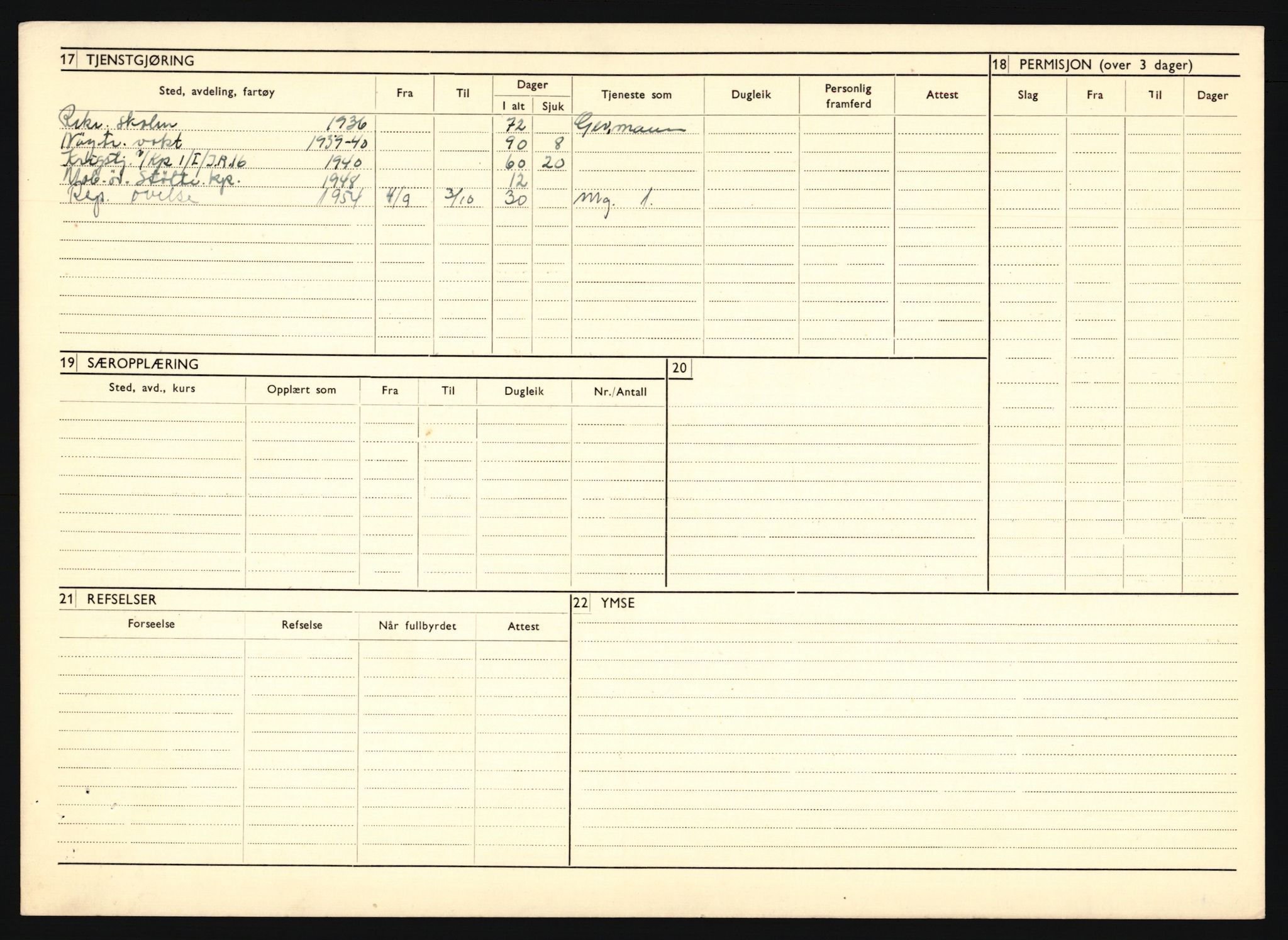 Forsvaret, Troms infanteriregiment nr. 16, AV/RA-RAFA-3146/P/Pa/L0020: Rulleblad for regimentets menige mannskaper, årsklasse 1936, 1936, p. 322