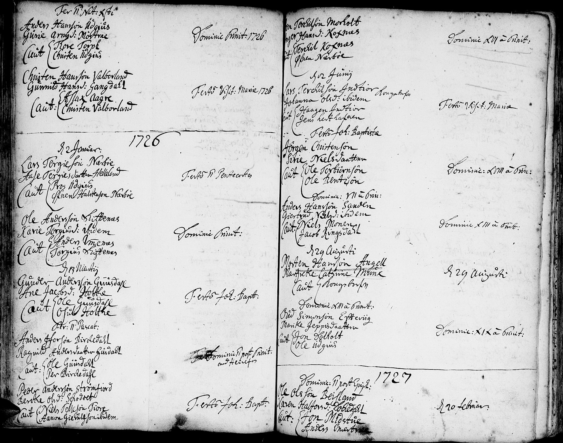 Hommedal sokneprestkontor, AV/SAK-1111-0023/F/Fa/Fab/L0001: Parish register (official) no. A 1 /1, 1690-1754