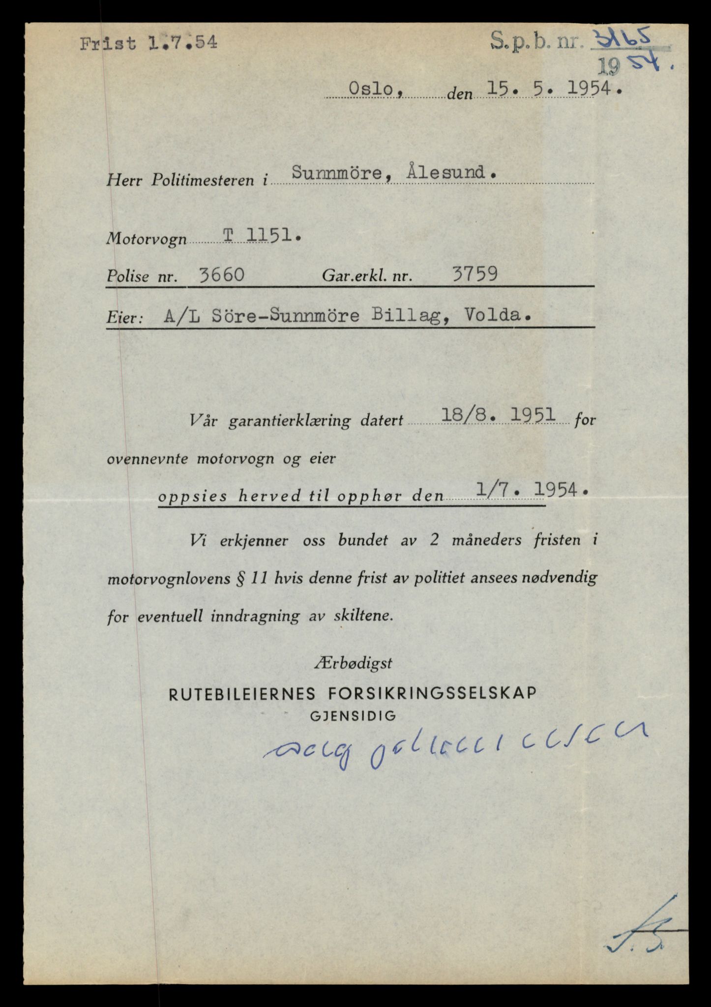 Møre og Romsdal vegkontor - Ålesund trafikkstasjon, AV/SAT-A-4099/F/Fe/L0010: Registreringskort for kjøretøy T 1050 - T 1169, 1927-1998, p. 2807