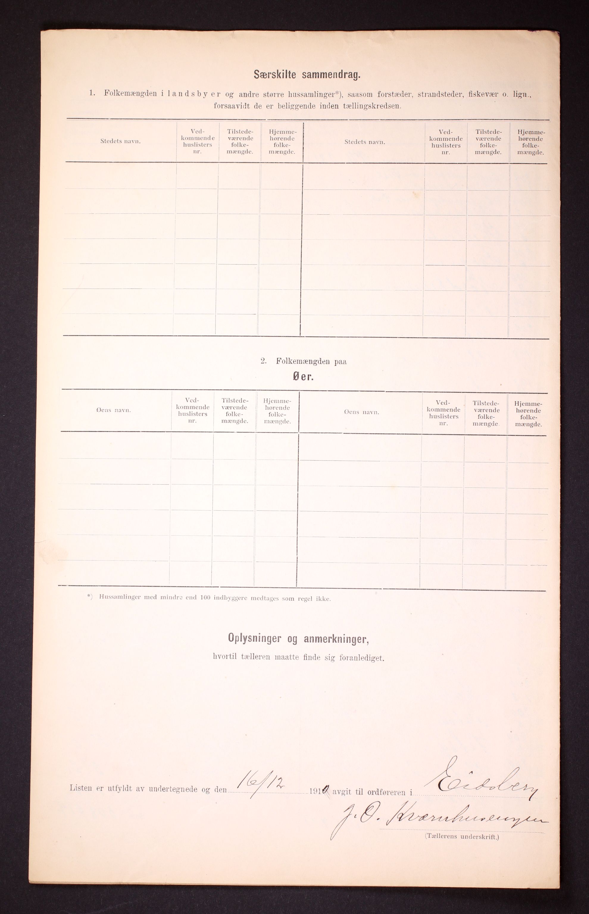 RA, 1910 census for Eidsberg, 1910, p. 35