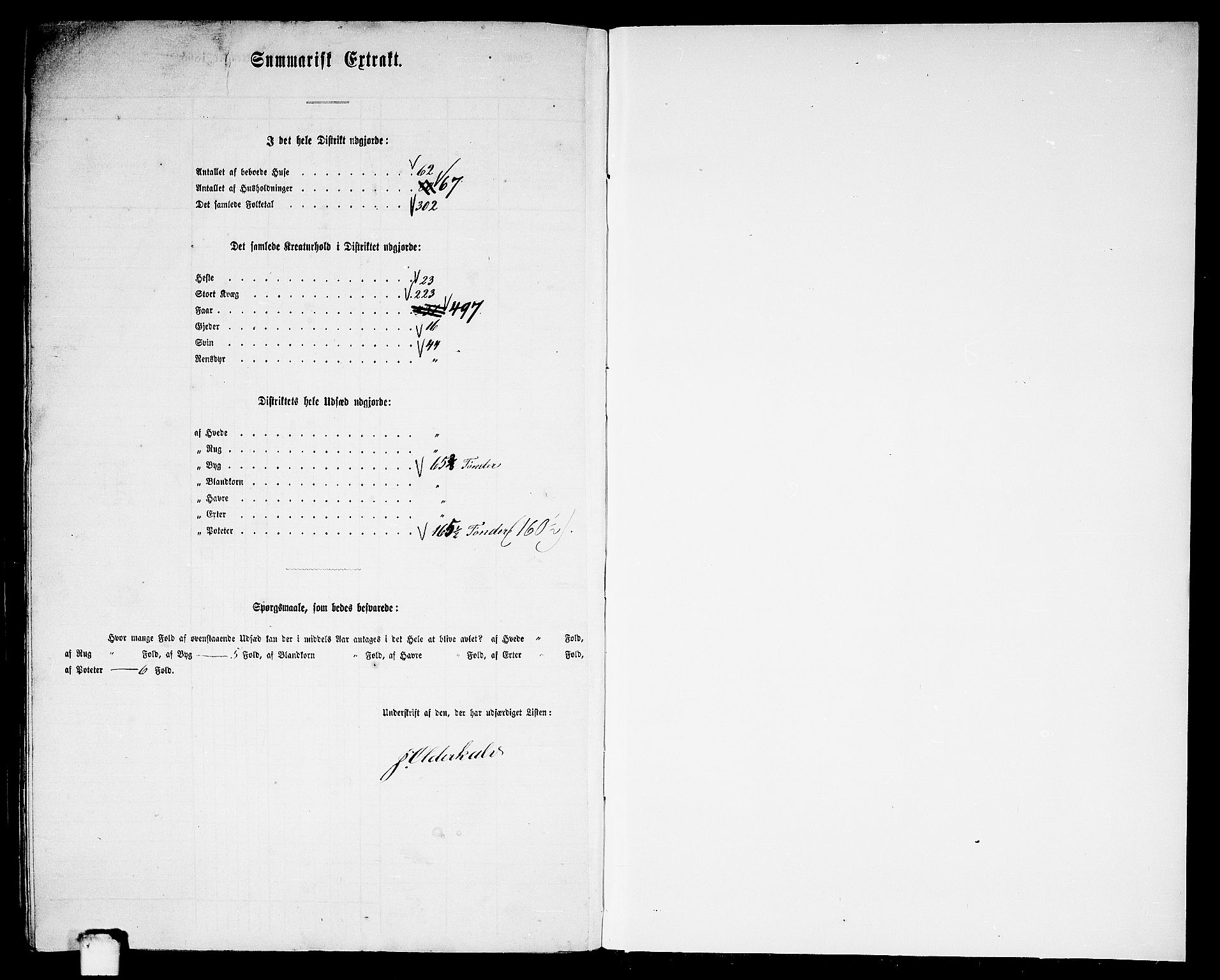 RA, 1865 census for Balestrand, 1865, p. 95