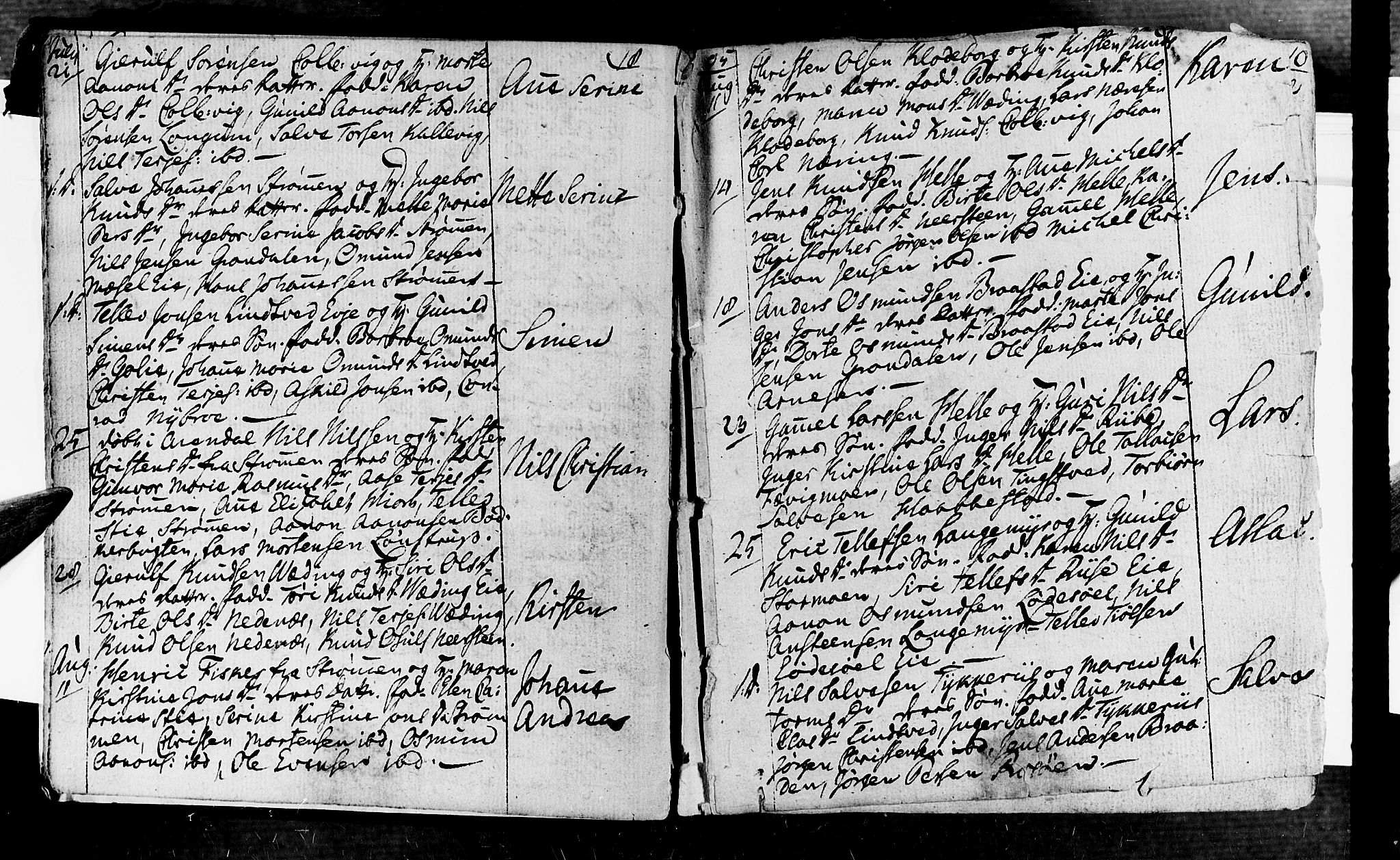 Øyestad sokneprestkontor, AV/SAK-1111-0049/F/Fa/L0011: Parish register (official) no. A 11, 1805-1824, p. 9