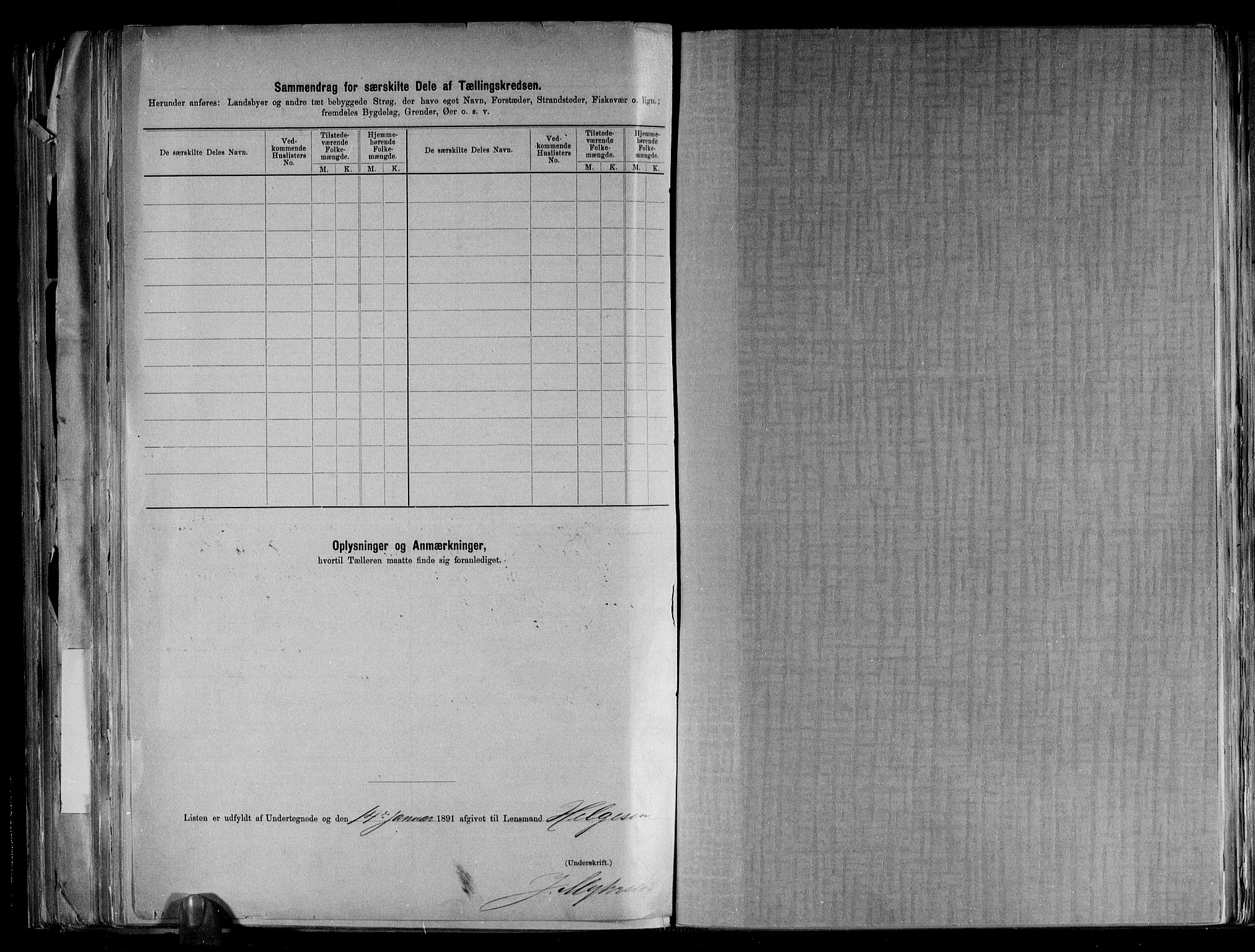 RA, 1891 census for 0920 Øyestad, 1891, p. 28