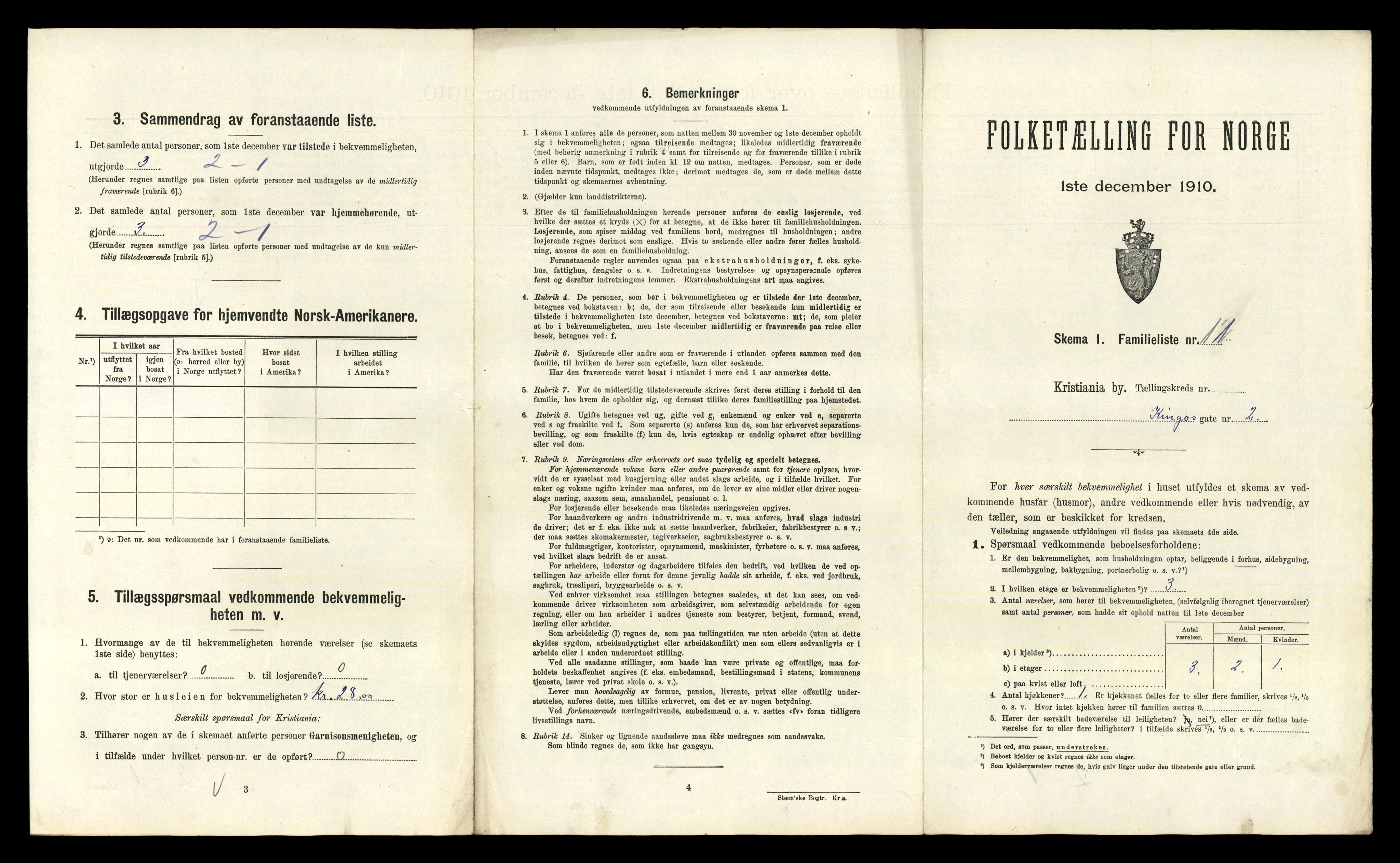 RA, 1910 census for Kristiania, 1910, p. 48165