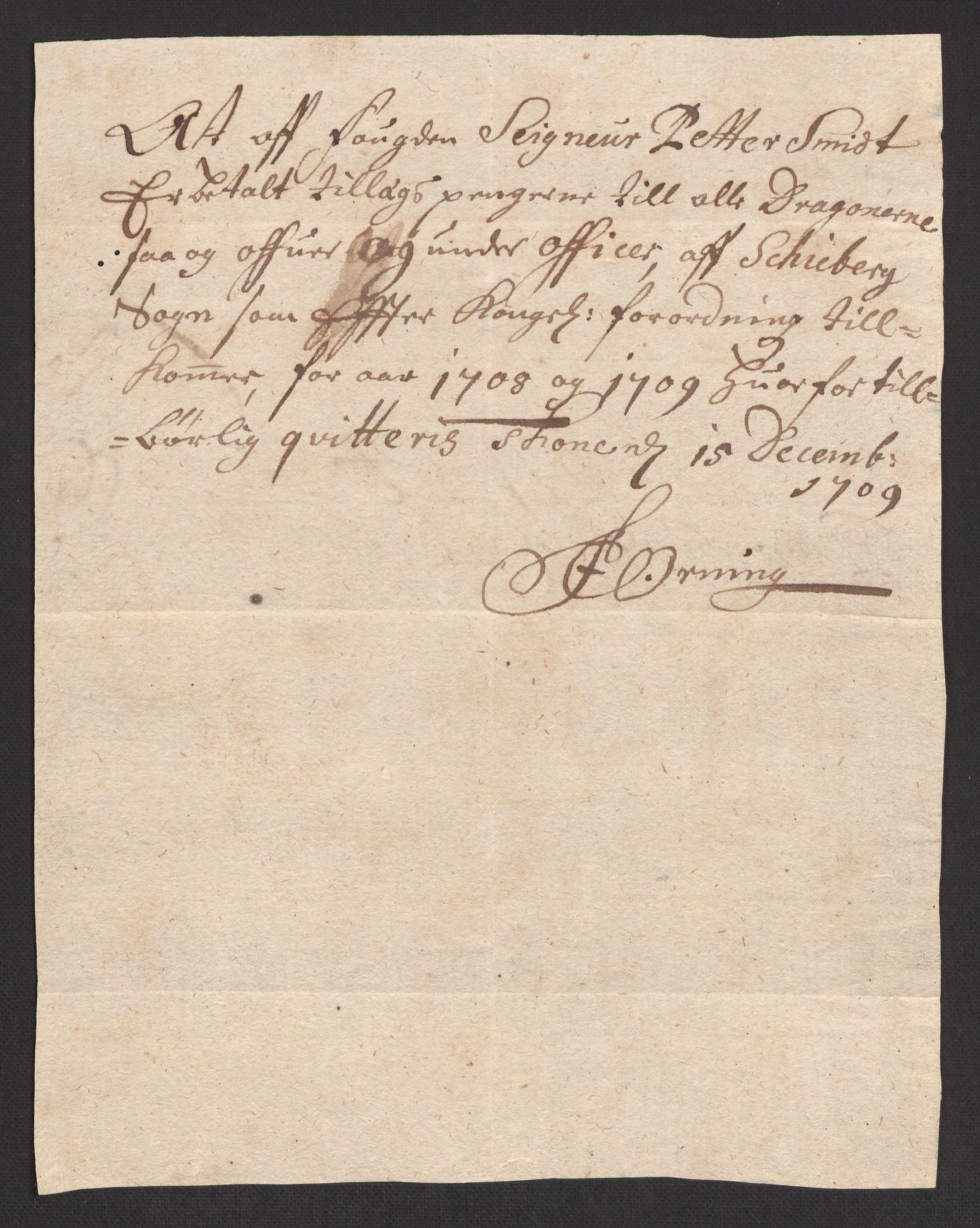 Rentekammeret inntil 1814, Reviderte regnskaper, Fogderegnskap, AV/RA-EA-4092/R01/L0018: Fogderegnskap Idd og Marker, 1707-1709, p. 256