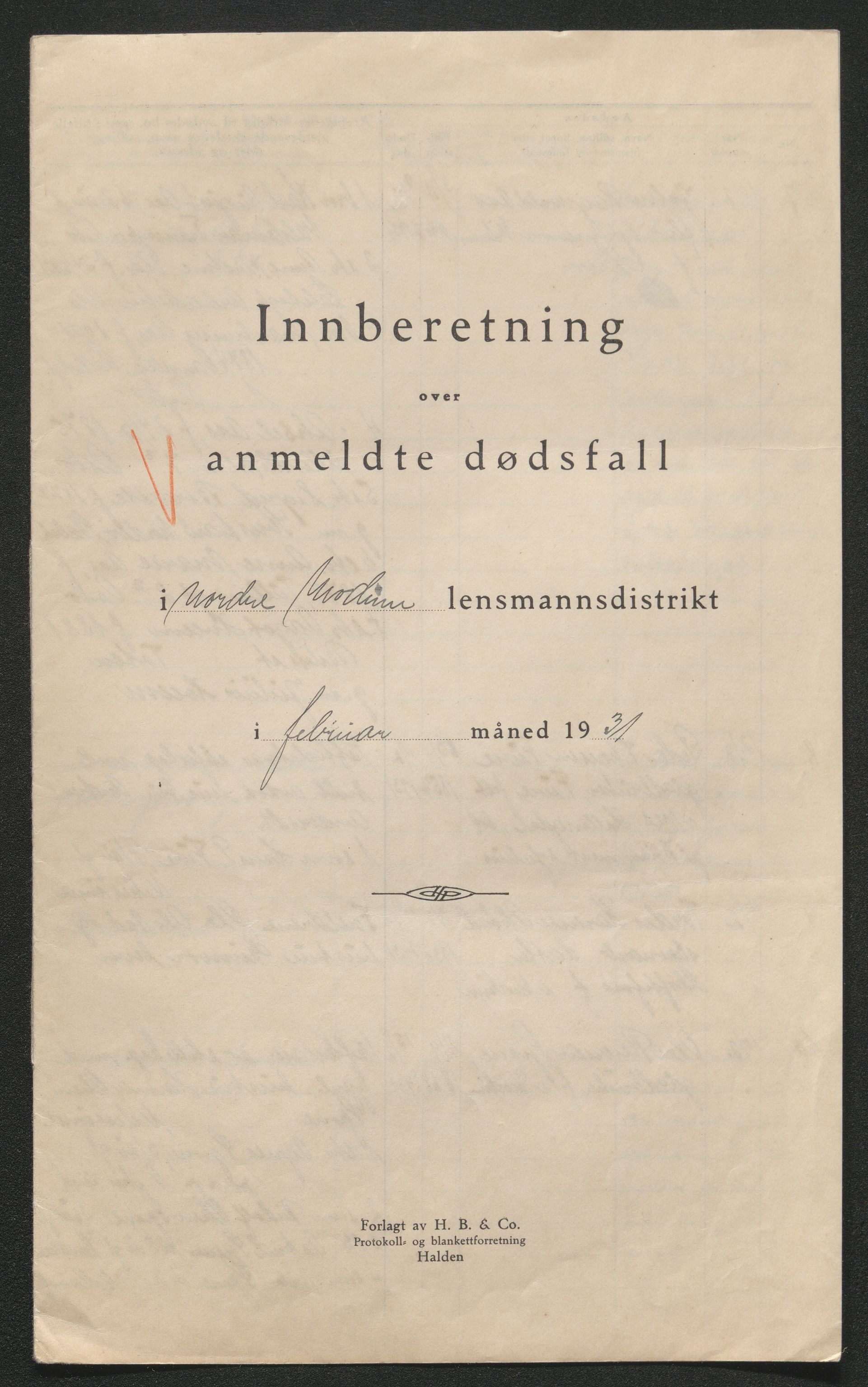 Eiker, Modum og Sigdal sorenskriveri, AV/SAKO-A-123/H/Ha/Hab/L0046: Dødsfallsmeldinger, 1930-1931, p. 675