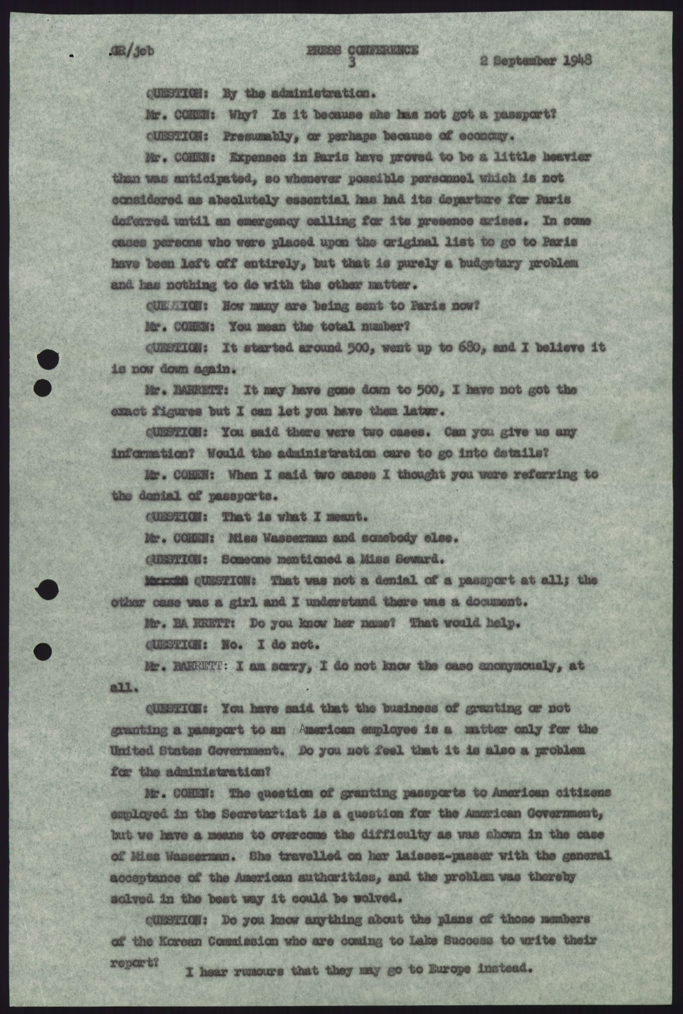 Lie, Trygve, AV/RA-PA-1407/D/L0018: Generalsekretærens papirer., 1947-1951, p. 456