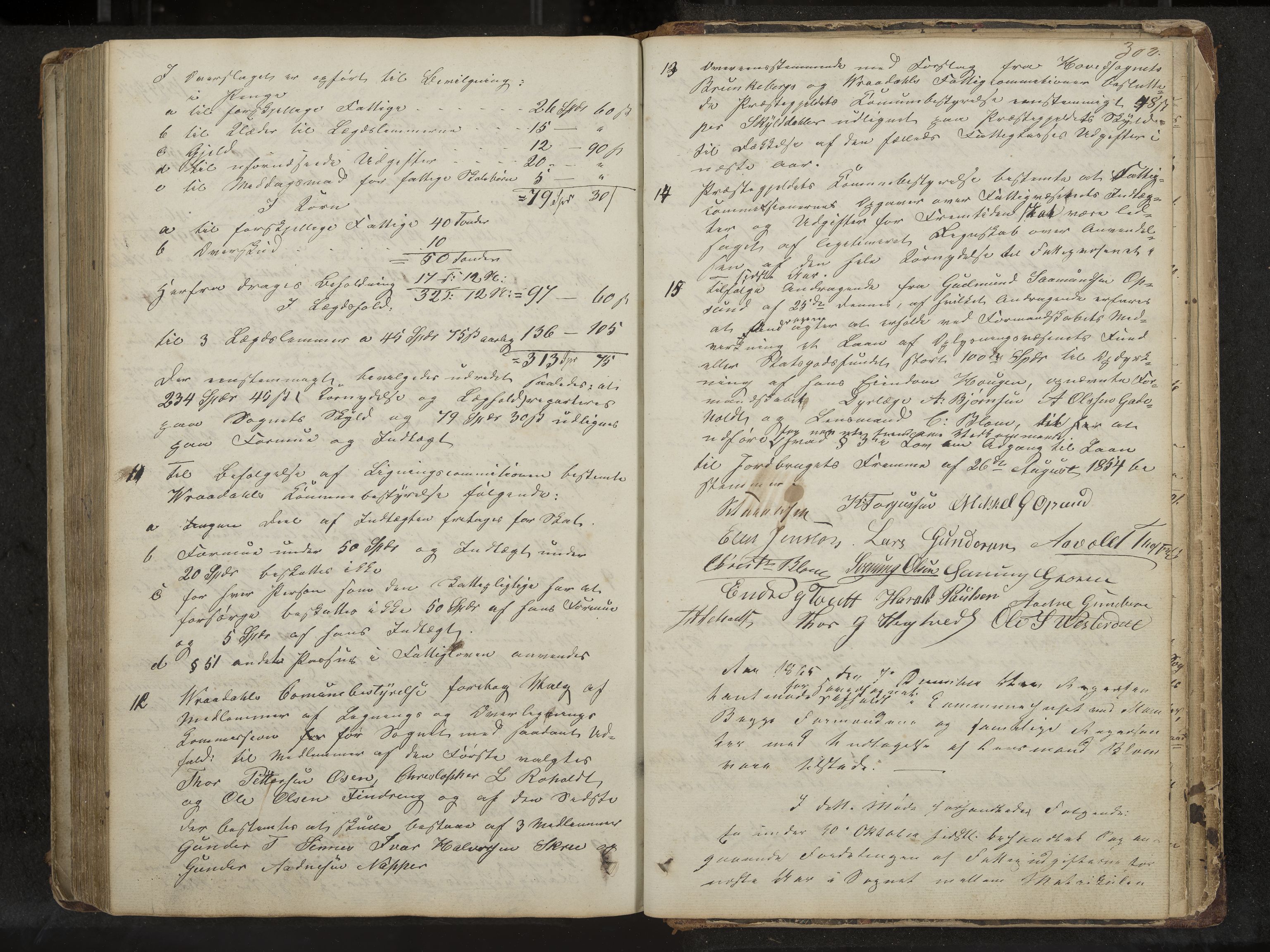 Kviteseid formannskap og sentraladministrasjon, IKAK/0829021/A/Aa/L0001: Møtebok med register, 1837-1866, p. 302