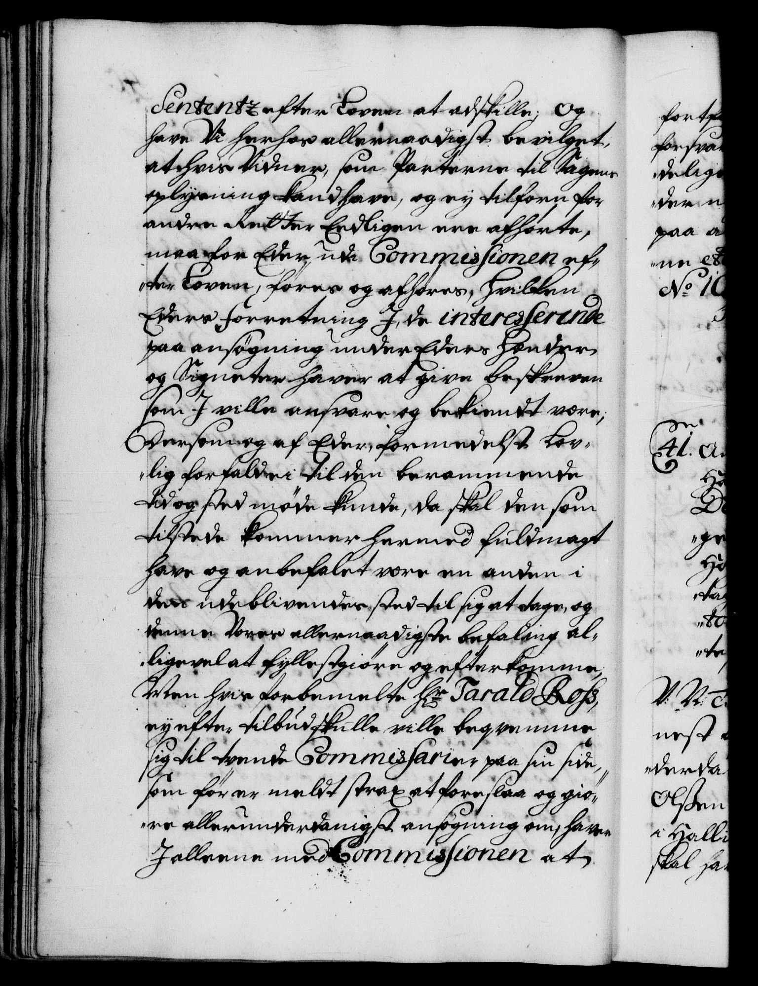 Danske Kanselli 1572-1799, AV/RA-EA-3023/F/Fc/Fca/Fcab/L0022: Norske tegnelser, 1722-1724, p. 40b