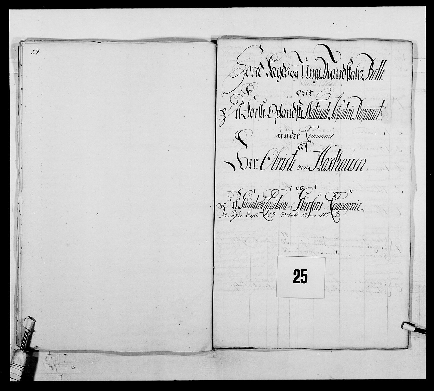 Kommanderende general (KG I) med Det norske krigsdirektorium, AV/RA-EA-5419/E/Ea/L0504: 1. Opplandske regiment, 1767, p. 561