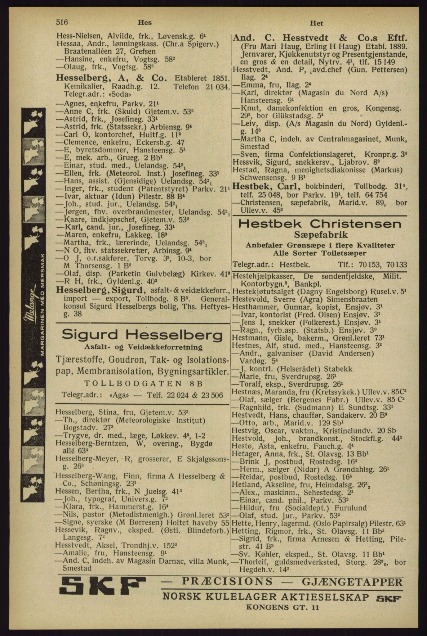 Kristiania/Oslo adressebok, PUBL/-, 1929, p. 516