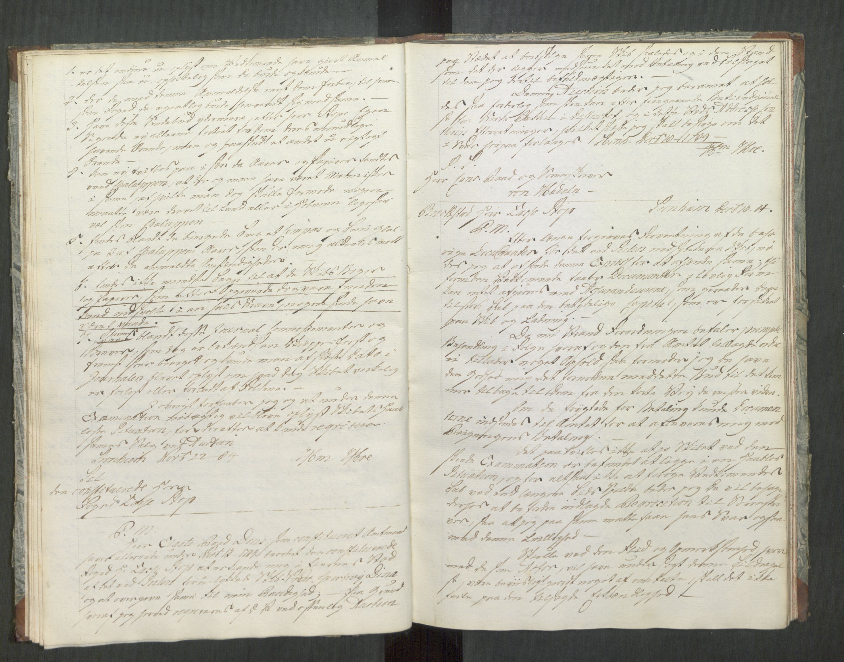 Hoë, Herman & Co, AV/SAT-PA-0280/11/L0044: Kopibok for H. Hoe som havarikommisjonær, 1784-1806