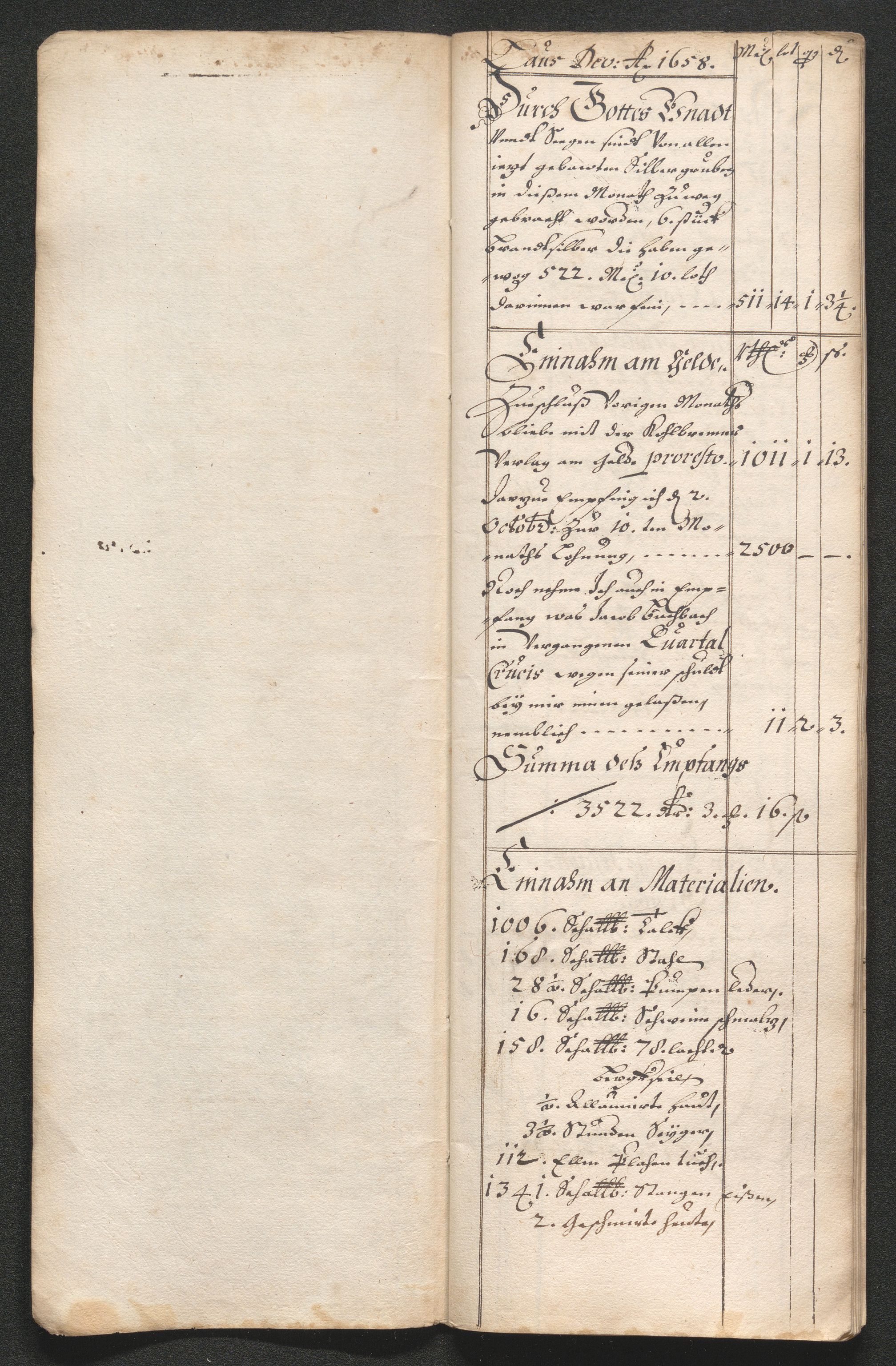 Kongsberg Sølvverk 1623-1816, SAKO/EA-3135/001/D/Dc/Dcd/L0033: Utgiftsregnskap for gruver m.m. , 1658, p. 527