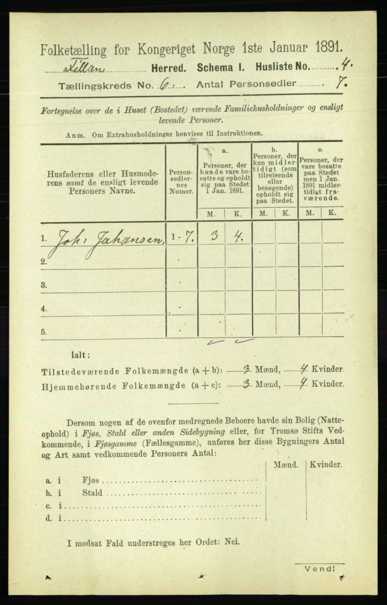 RA, 1891 census for 1616 Fillan, 1891, p. 1223