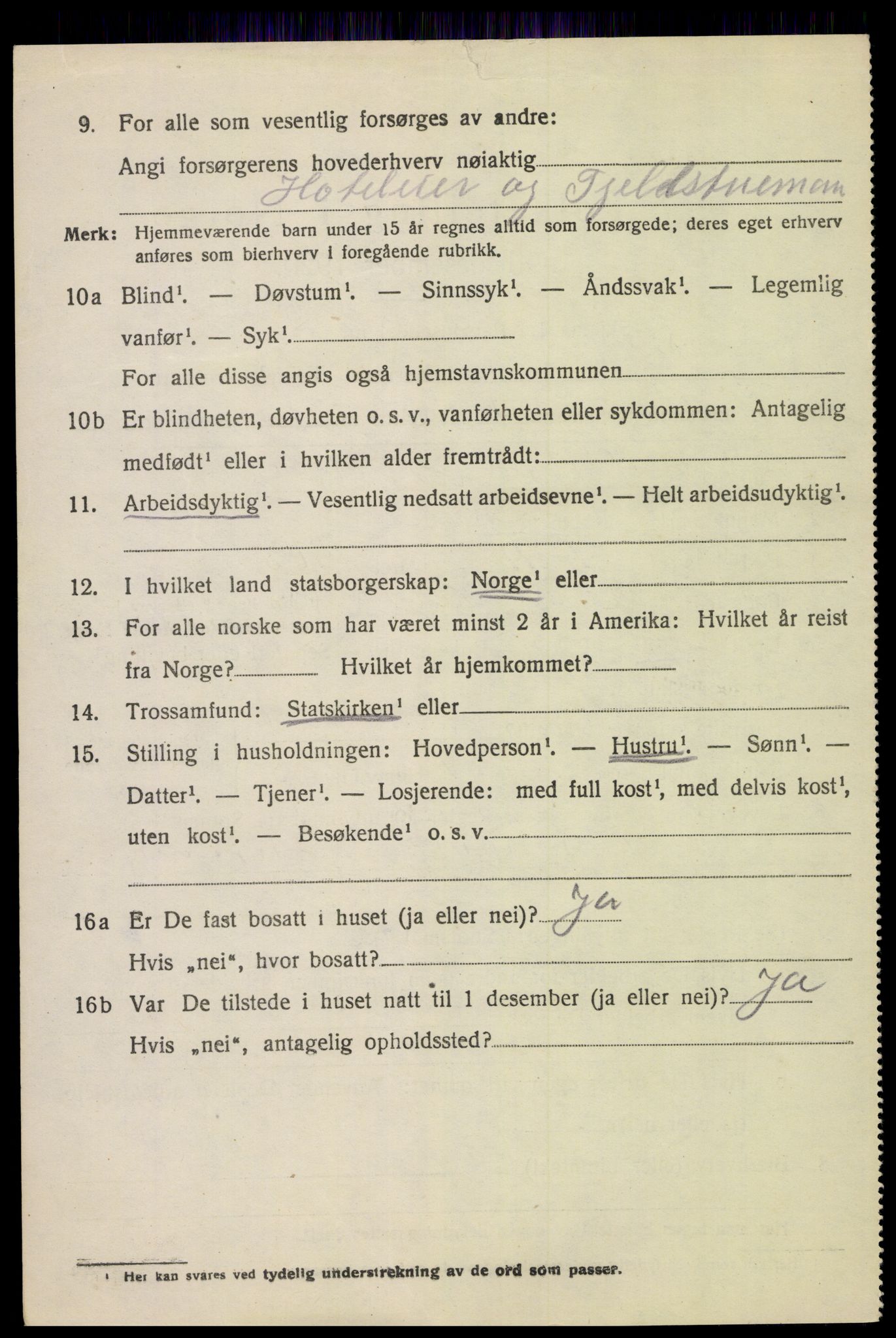 SAH, 1920 census for Dovre, 1920, p. 891