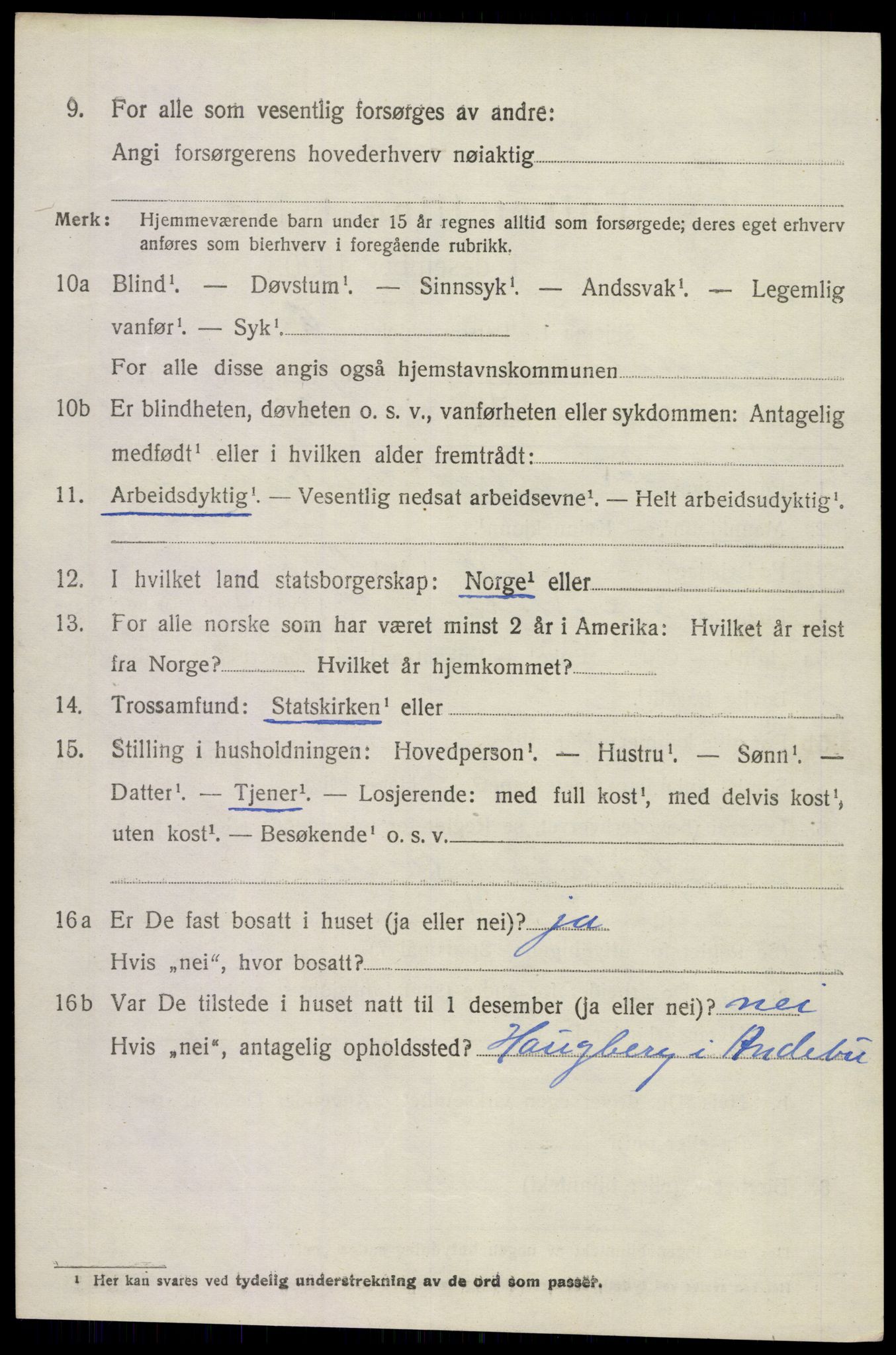 SAKO, 1920 census for Andebu, 1920, p. 2675