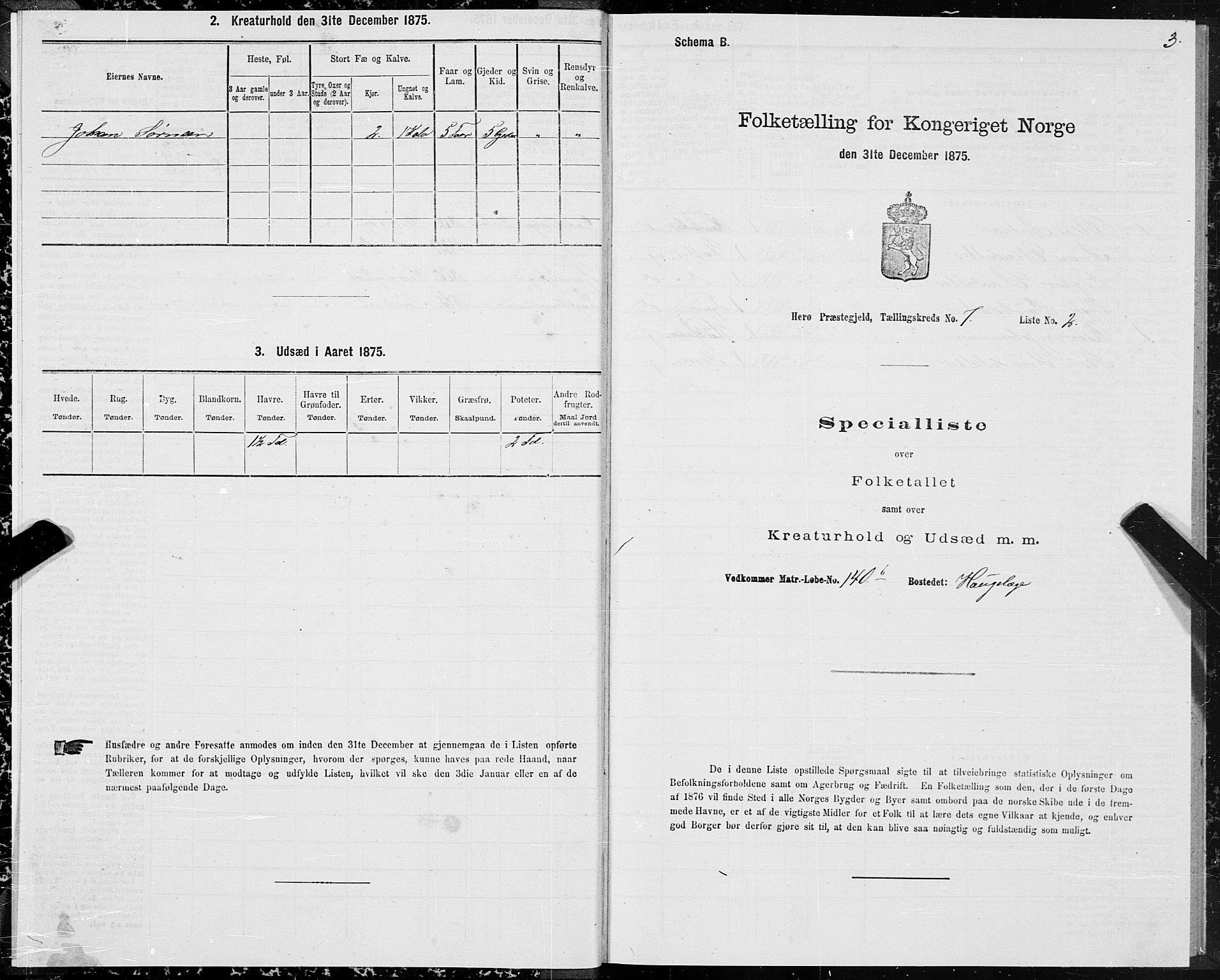 SAT, 1875 census for 1515P Herøy, 1875, p. 4003