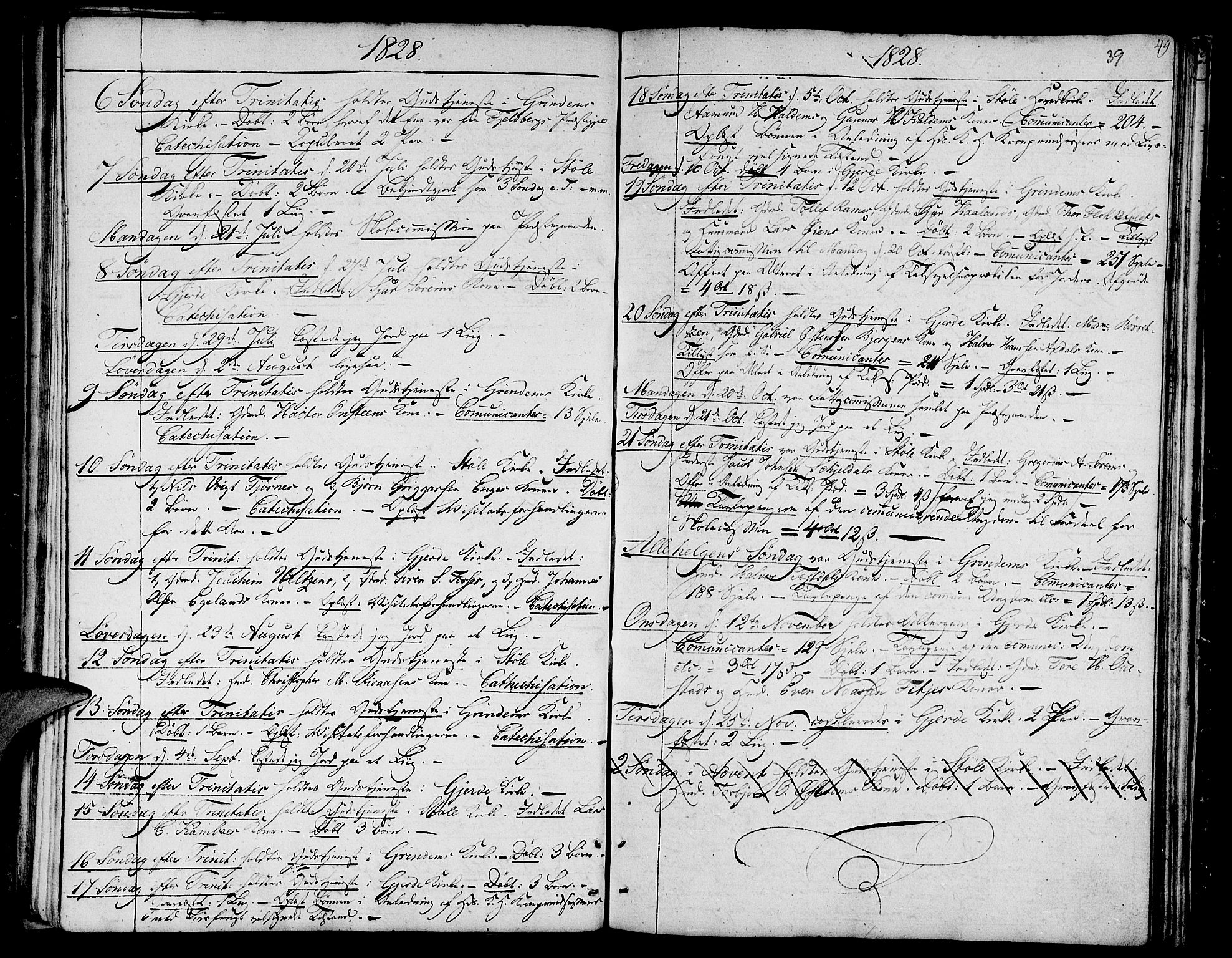 Etne sokneprestembete, AV/SAB-A-75001/H/Haa: Parish register (official) no. A 5, 1808-1817, p. 39