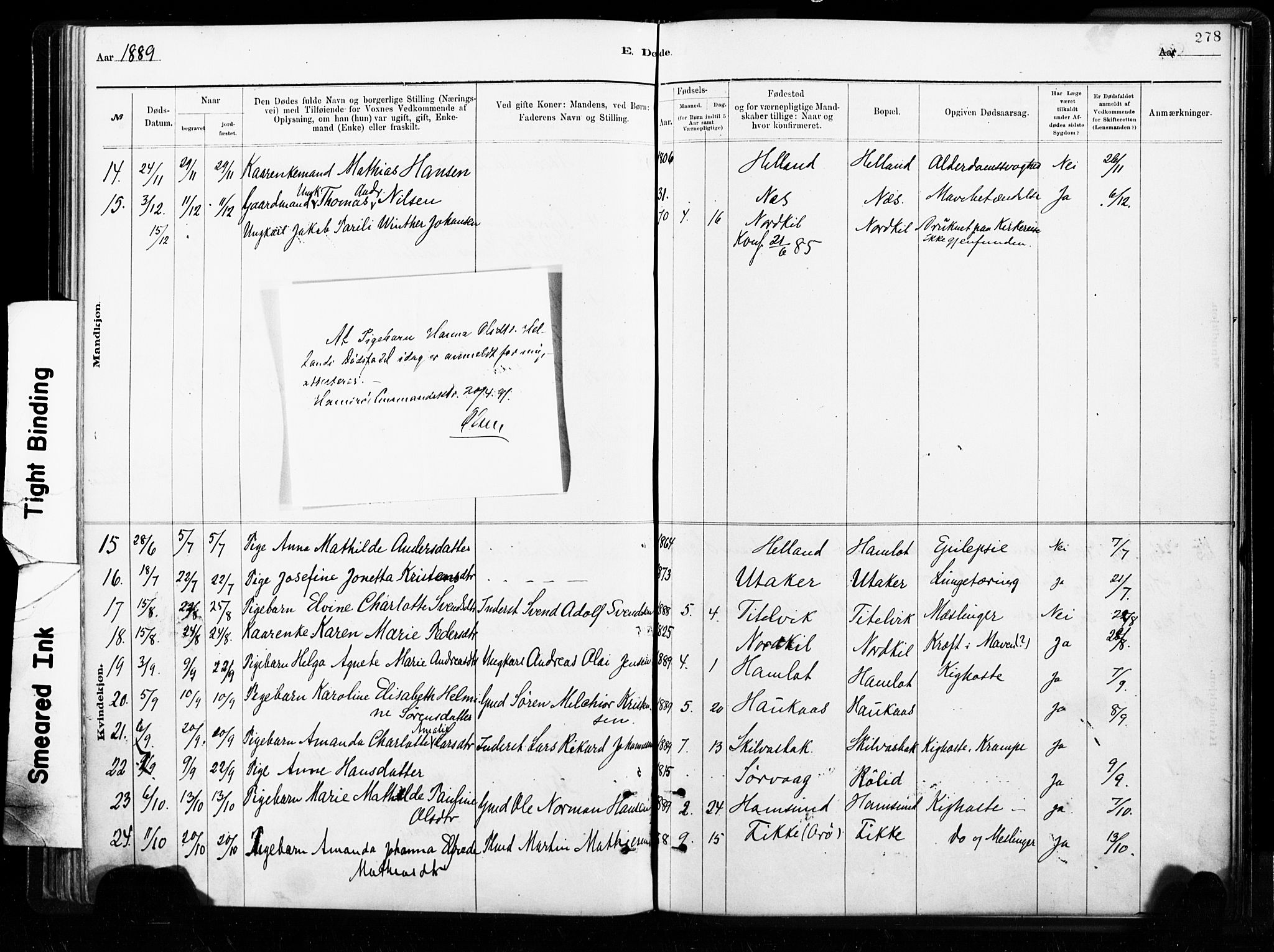 Ministerialprotokoller, klokkerbøker og fødselsregistre - Nordland, AV/SAT-A-1459/859/L0846: Parish register (official) no. 859A06, 1878-1889