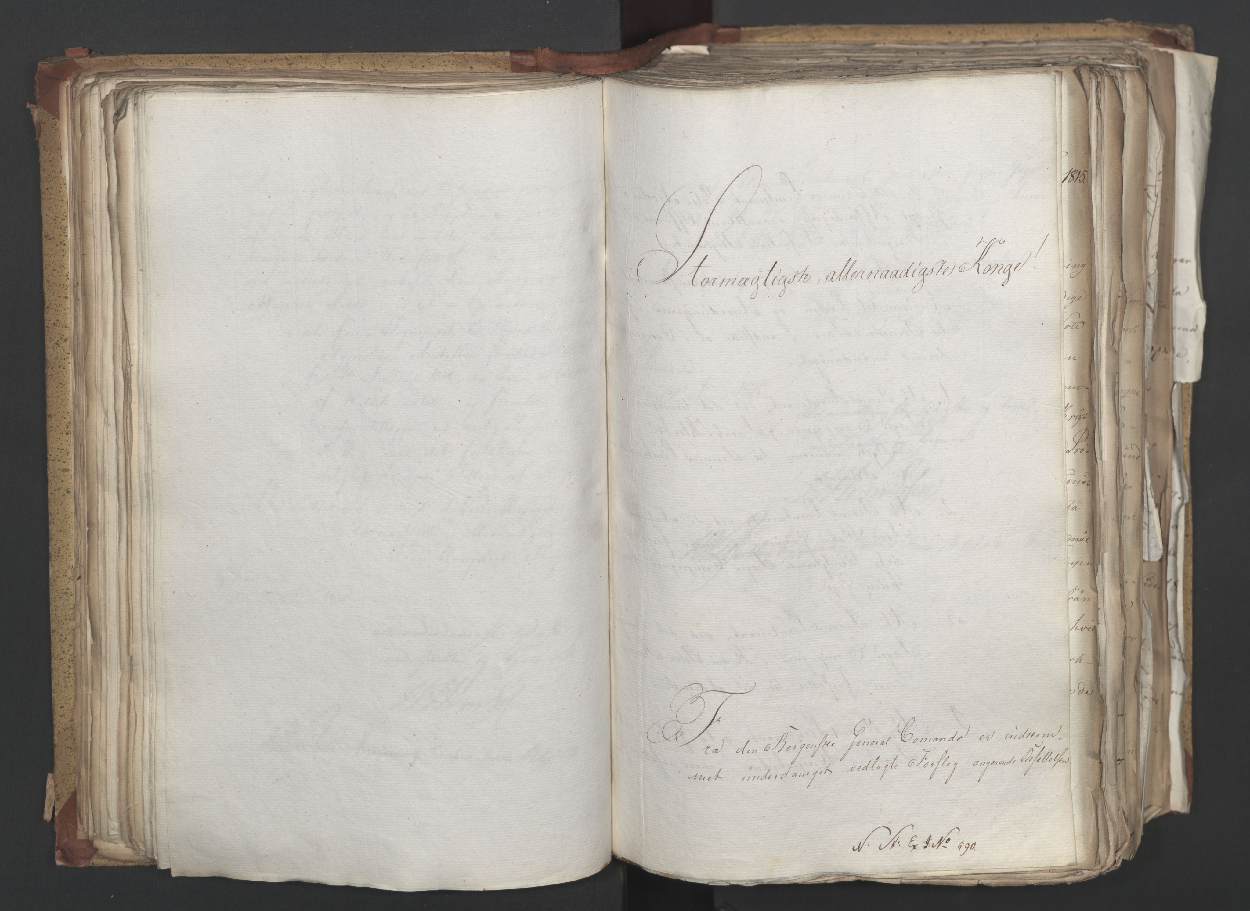 Statsrådsavdelingen i Stockholm, AV/RA-S-1003/D/Da/L0003: Regjeringsinnstillinger nr. 519-787, 1815, p. 152