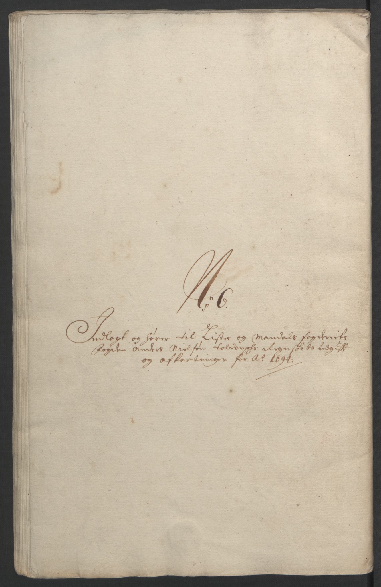 Rentekammeret inntil 1814, Reviderte regnskaper, Fogderegnskap, RA/EA-4092/R43/L2545: Fogderegnskap Lista og Mandal, 1694-1695, p. 175
