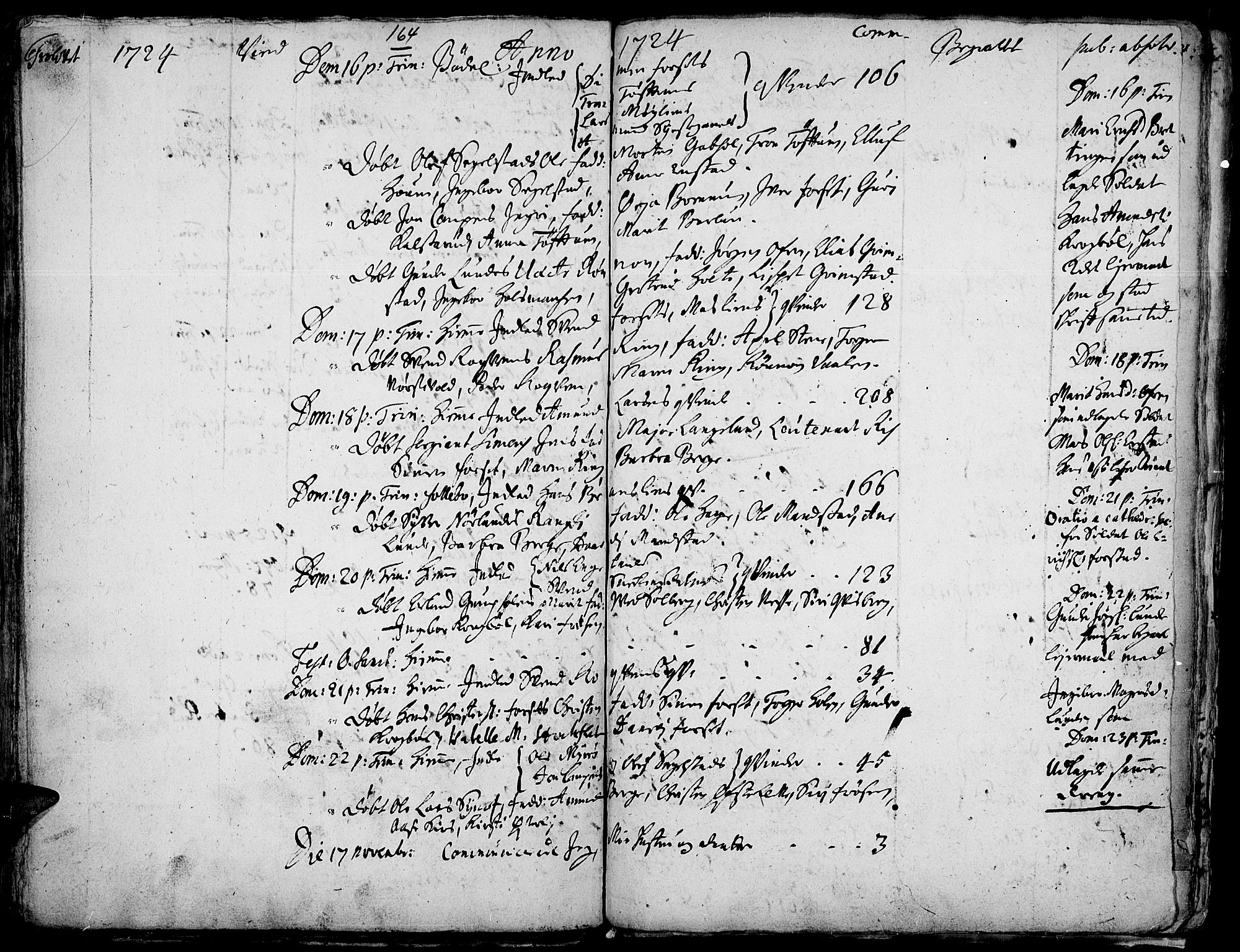 Gausdal prestekontor, AV/SAH-PREST-090/H/Ha/Haa/L0001: Parish register (official) no. 1, 1693-1728, p. 164